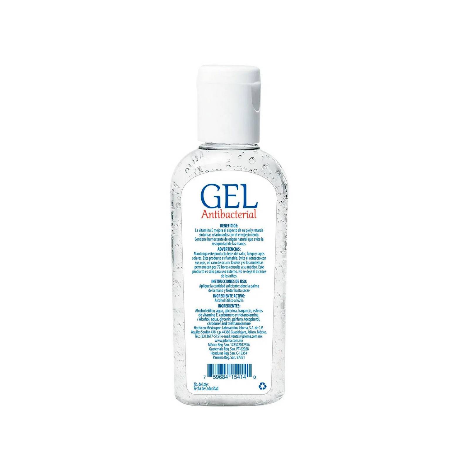 Gel Antibacterial Jaloma 120 ml 