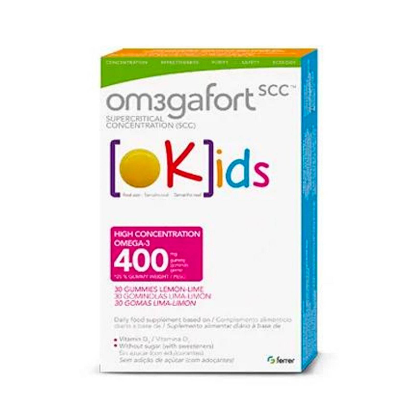 Suplemento Alimenticio OKids Lima Limón 30 piezas de 400 mg 