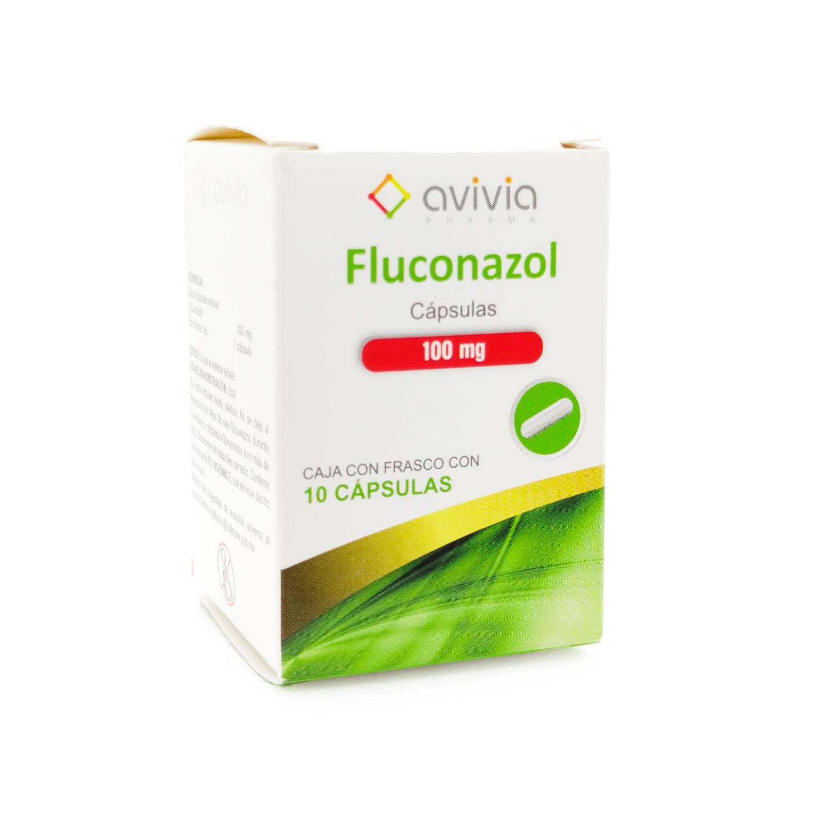 Fluconazol Avivia 10 Cápsulas de 100 mg 