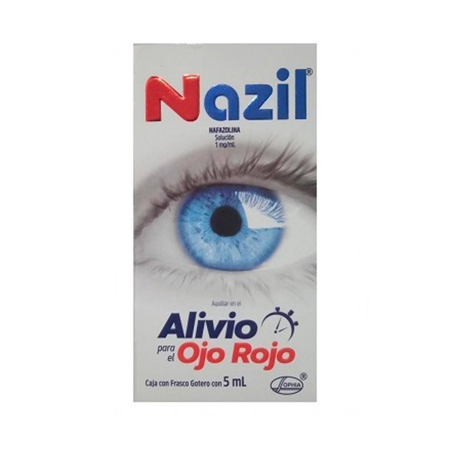 Solución Oftálmica Nazil Ofteno 1 mg 5 ml 
