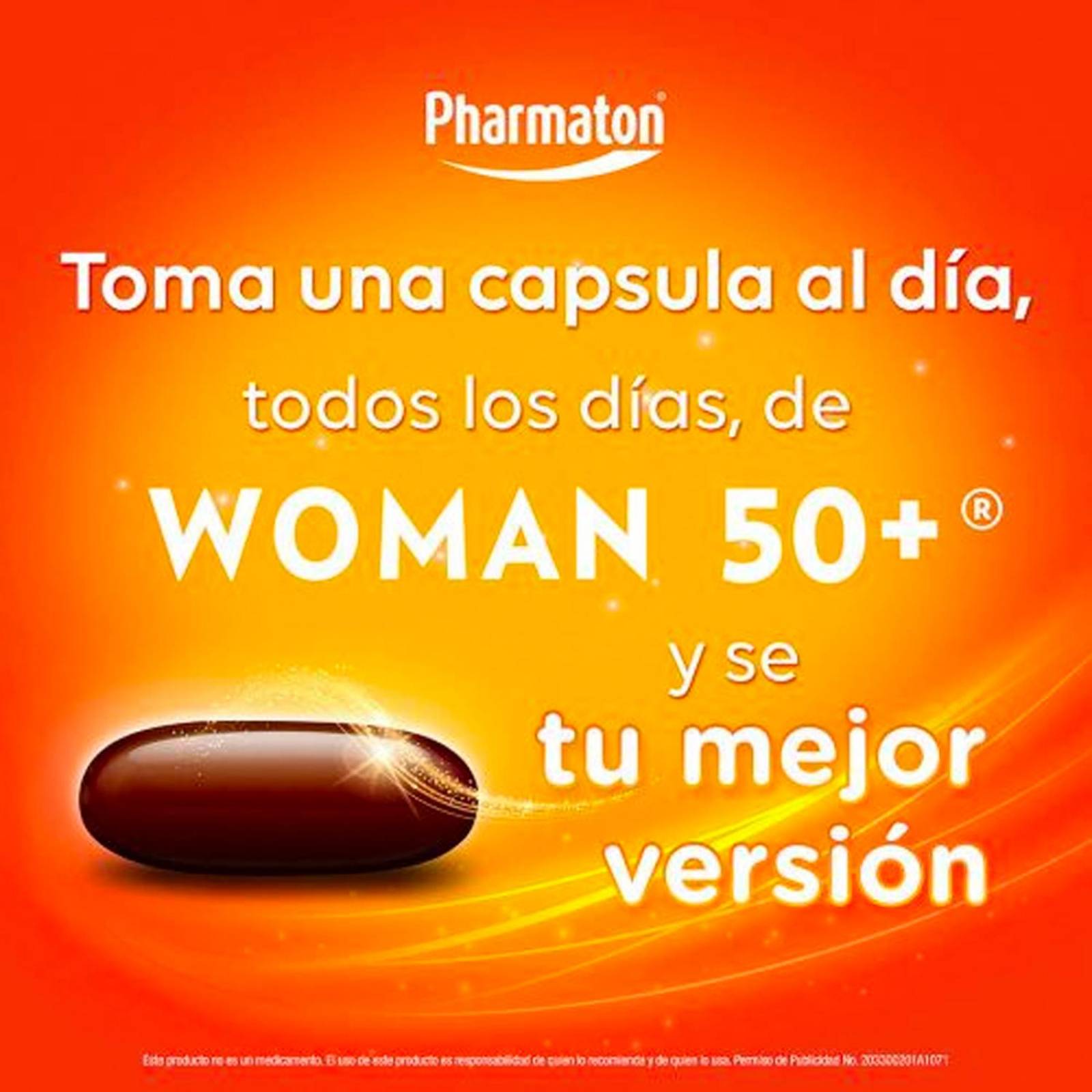 Suplemento Alimenticio Pharmaton Woman 50+ 30 Cápsulas 