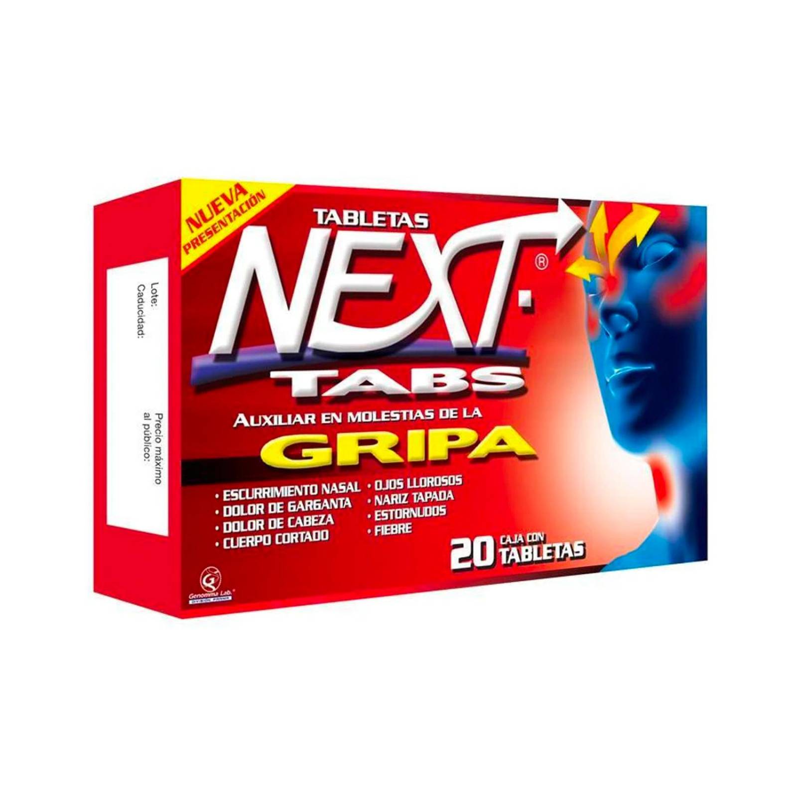 Antigripal Next 20 tabletas 