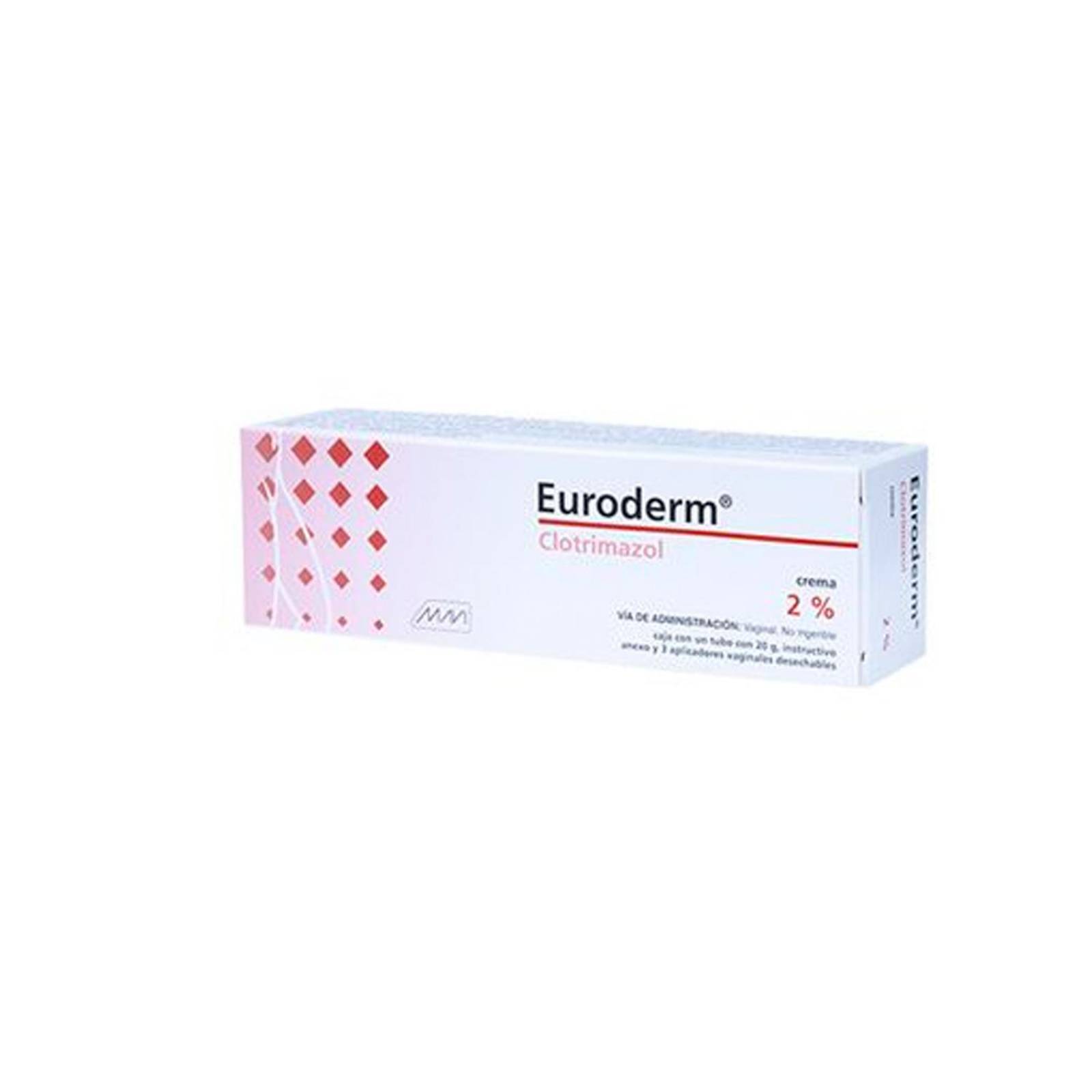 Crema Vaginal Euroderm Clotrimazol 2% 20 gr 