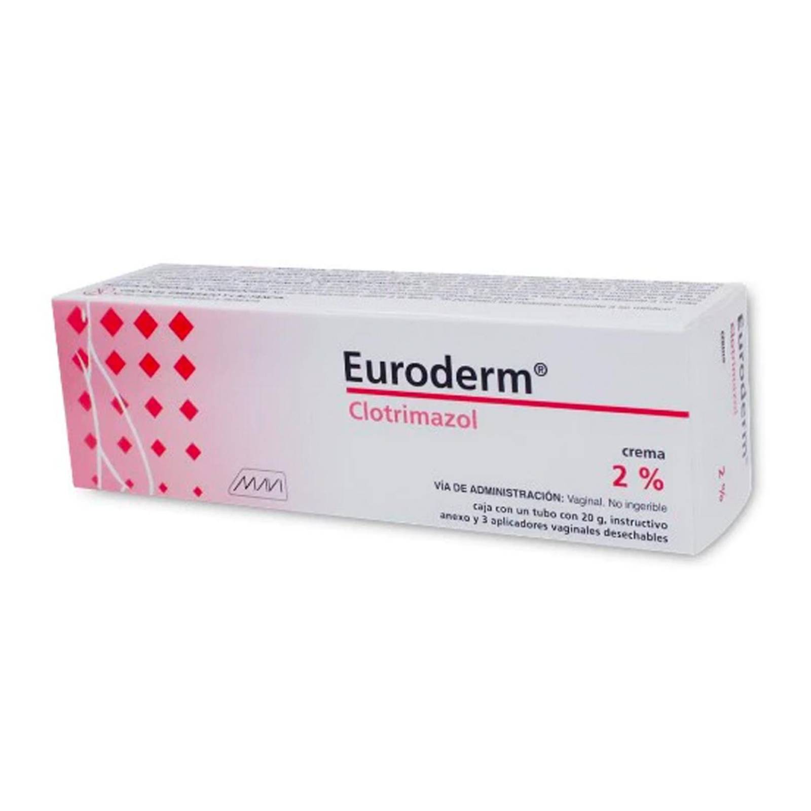 Crema Vaginal Euroderm Clotrimazol 2% 20 gr 