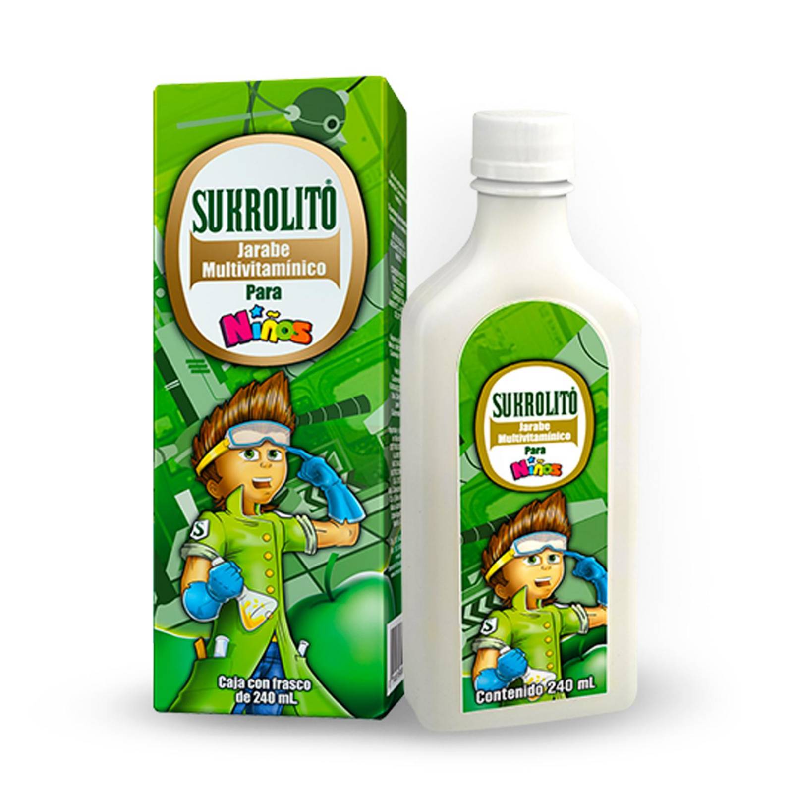 Jarabe Sukrolito Multivitamínico Kids 240 ml 