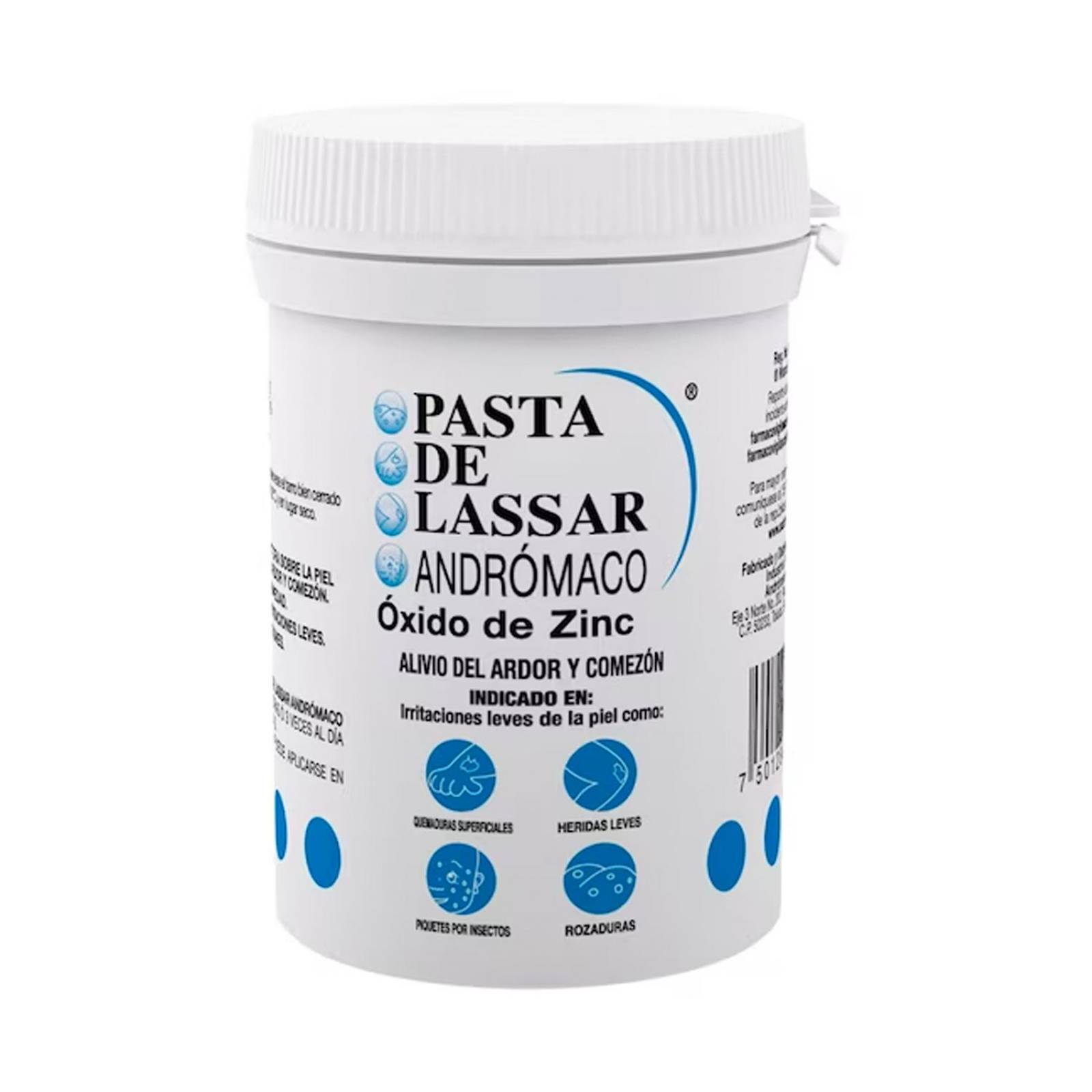 Pasta de Lassar Andrómaco Óxido de Zinc 125 gr 