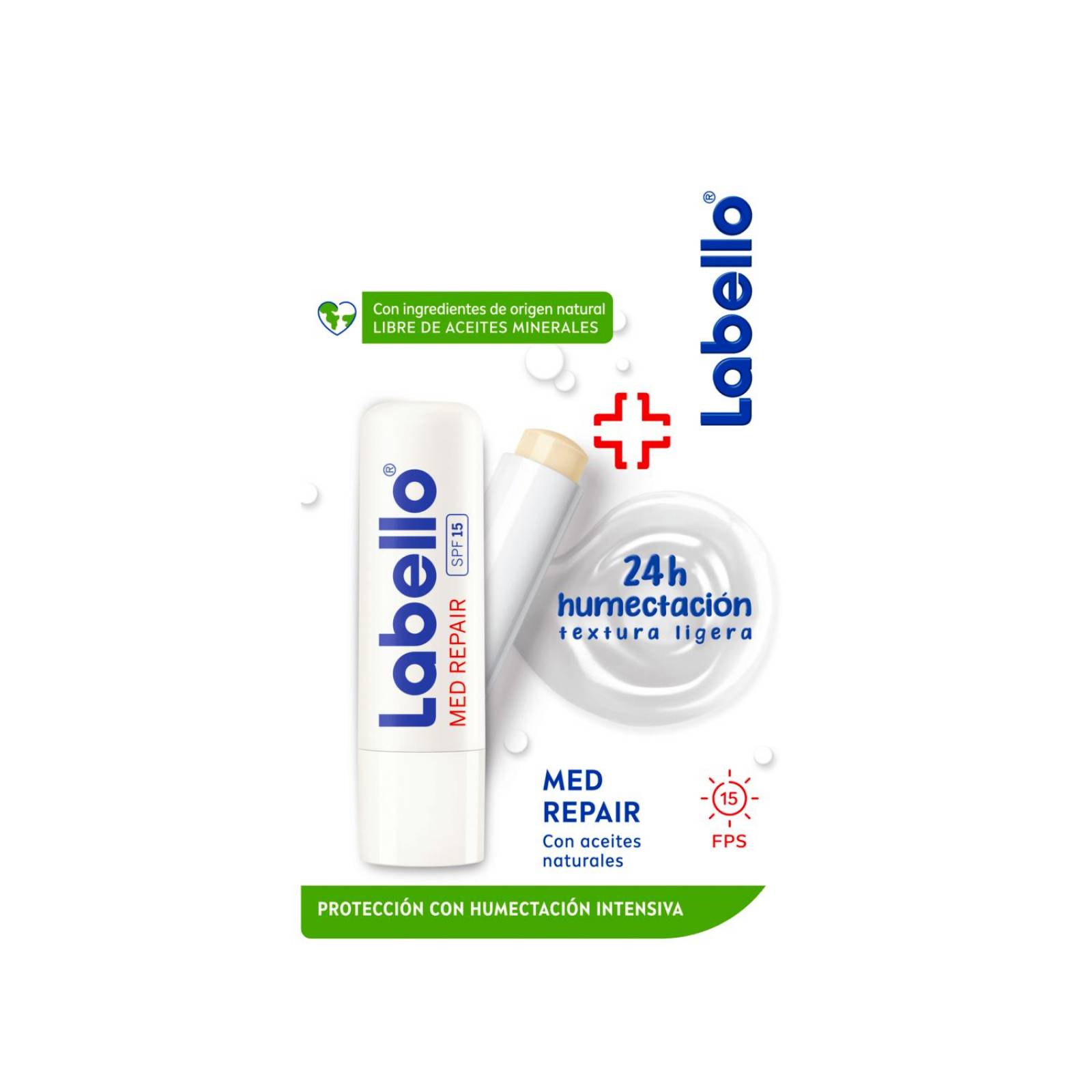 Bálsamo Labial Labello Med Repair FPS 15 4.7 gr