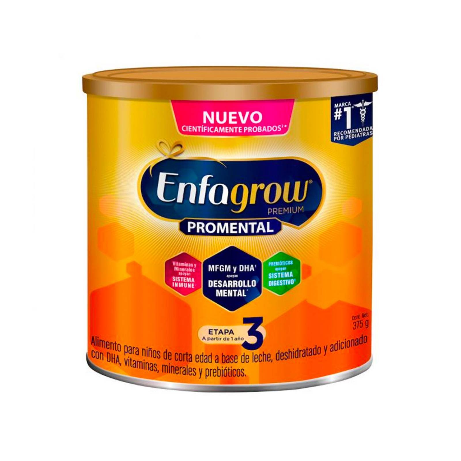 Fórmula Infantil Enfagrow Promental etapa 3 375 gr 