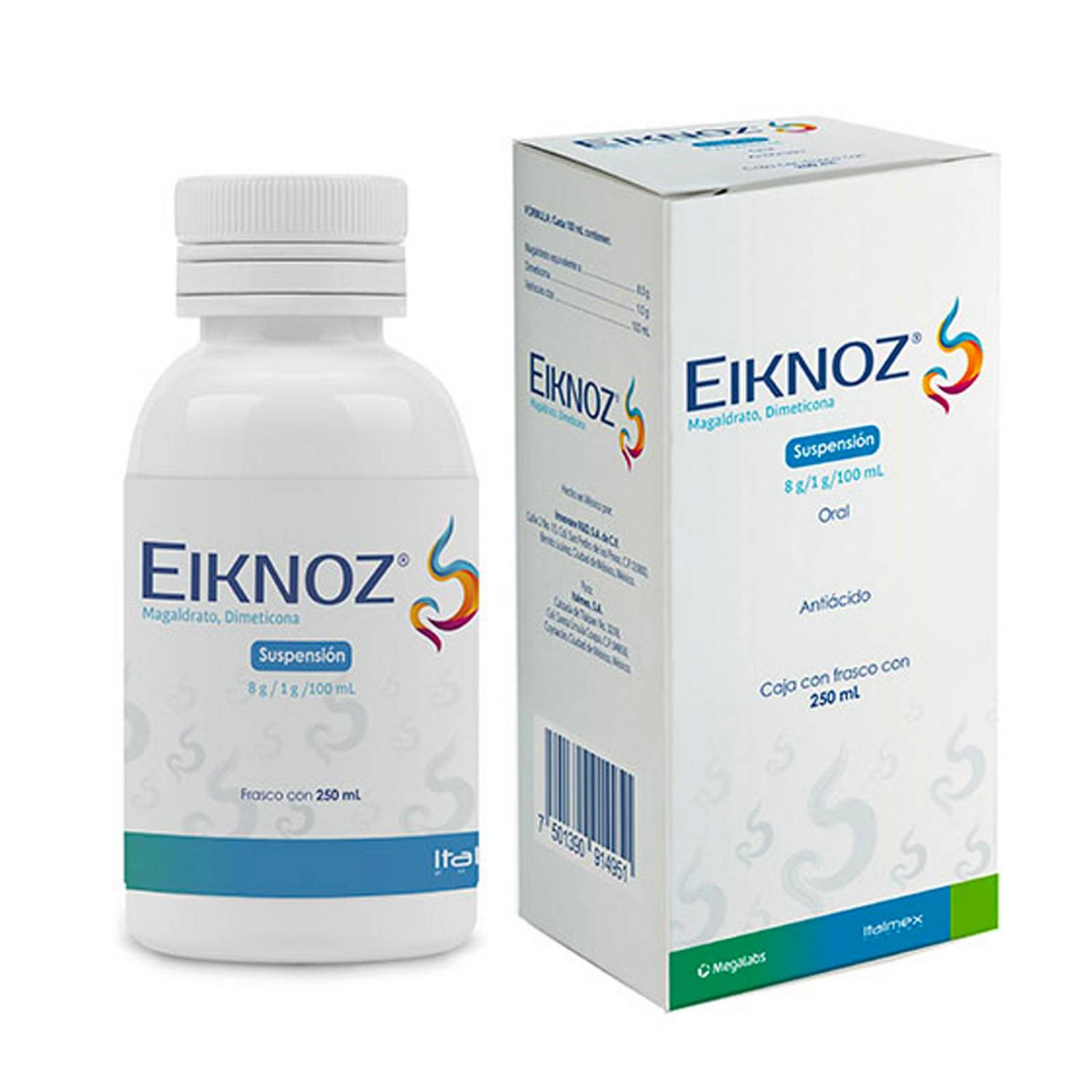 Antiácido Eiknoz Supensión 250 ml 