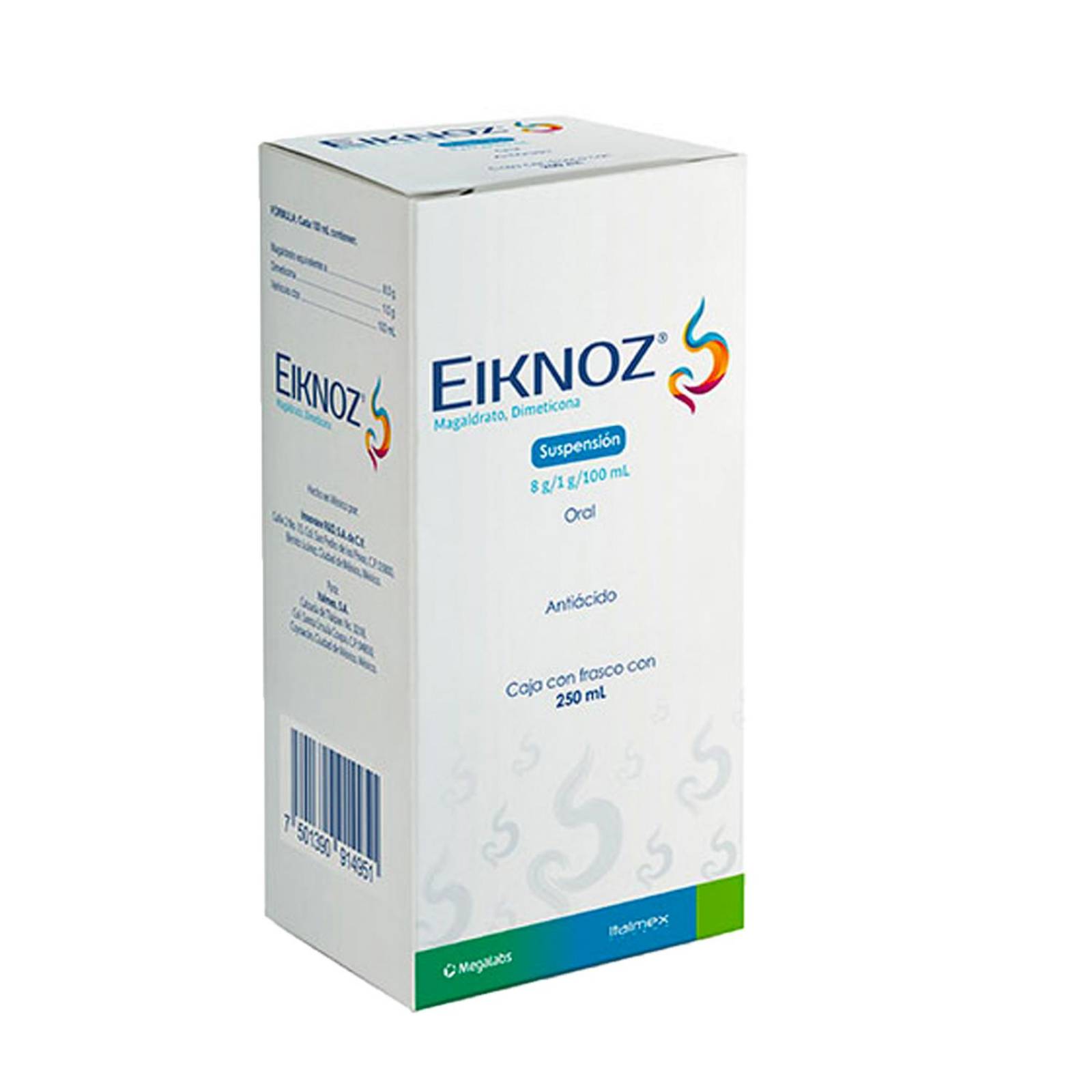Antiácido Eiknoz Supensión 250 ml 