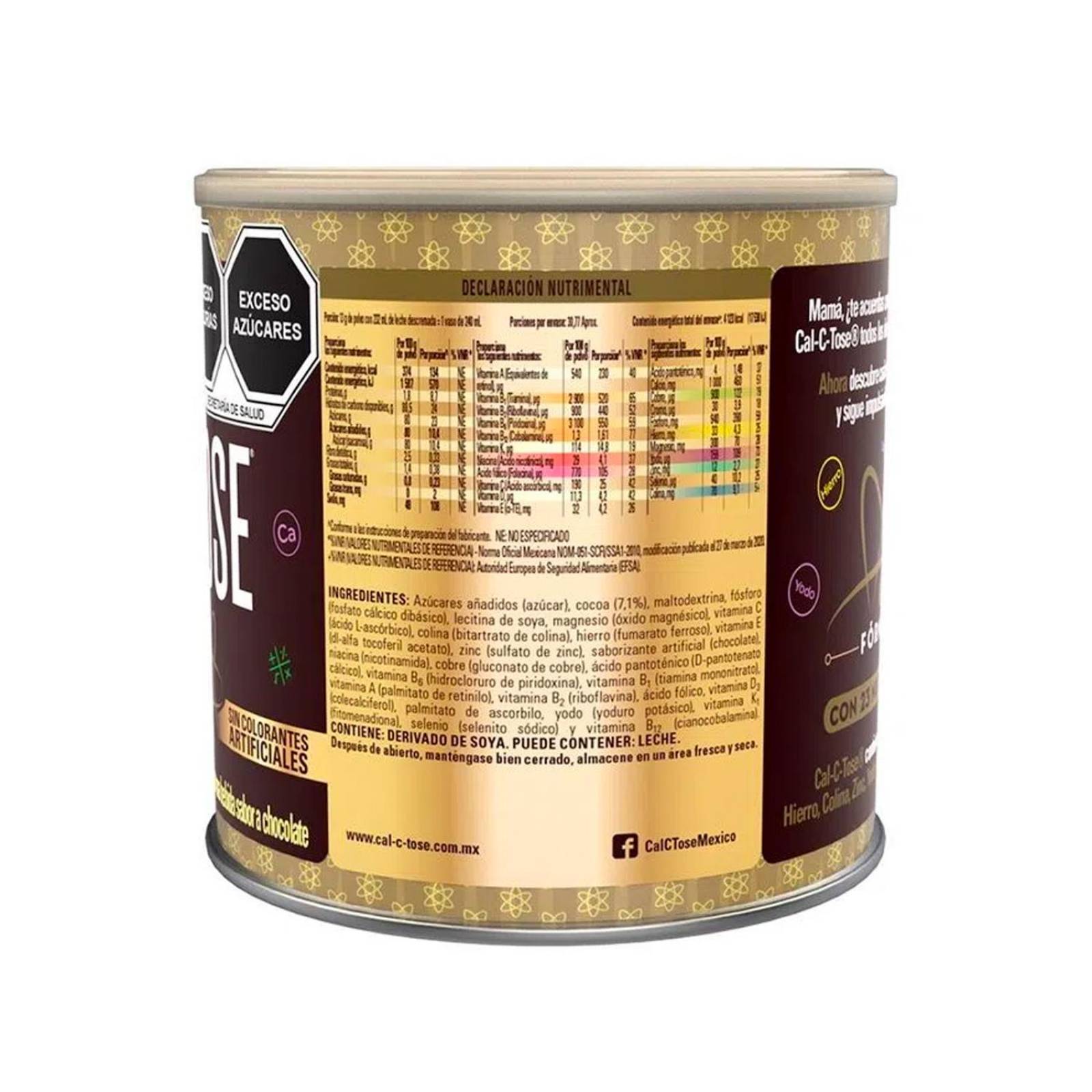 Chocolate en Polvo Cal-C-Tose 400 gr 