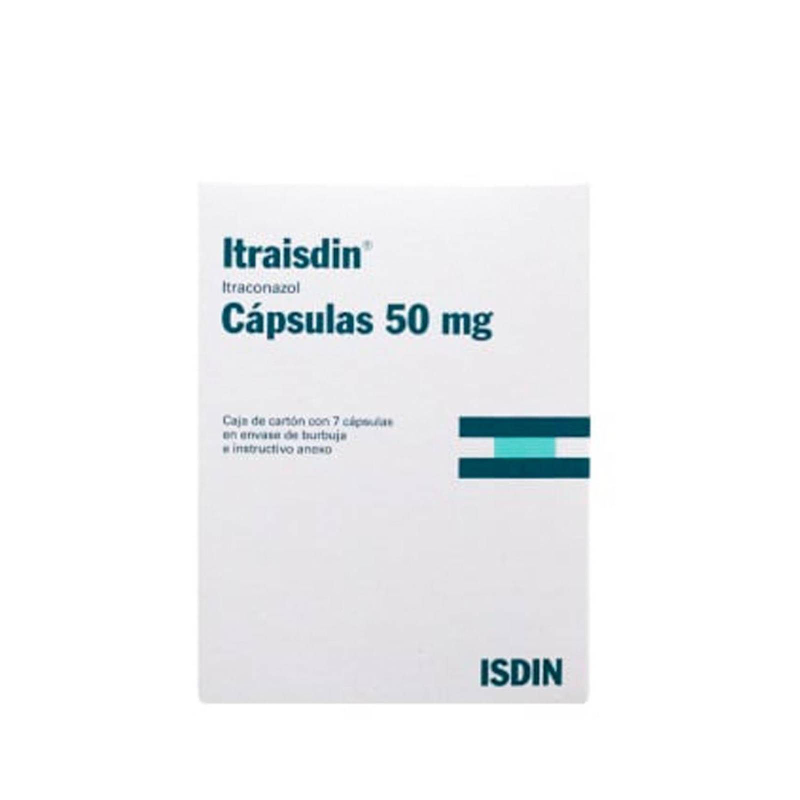 Itraconazol Isdin Itraisdin 50 mg 7 Cápsulas 