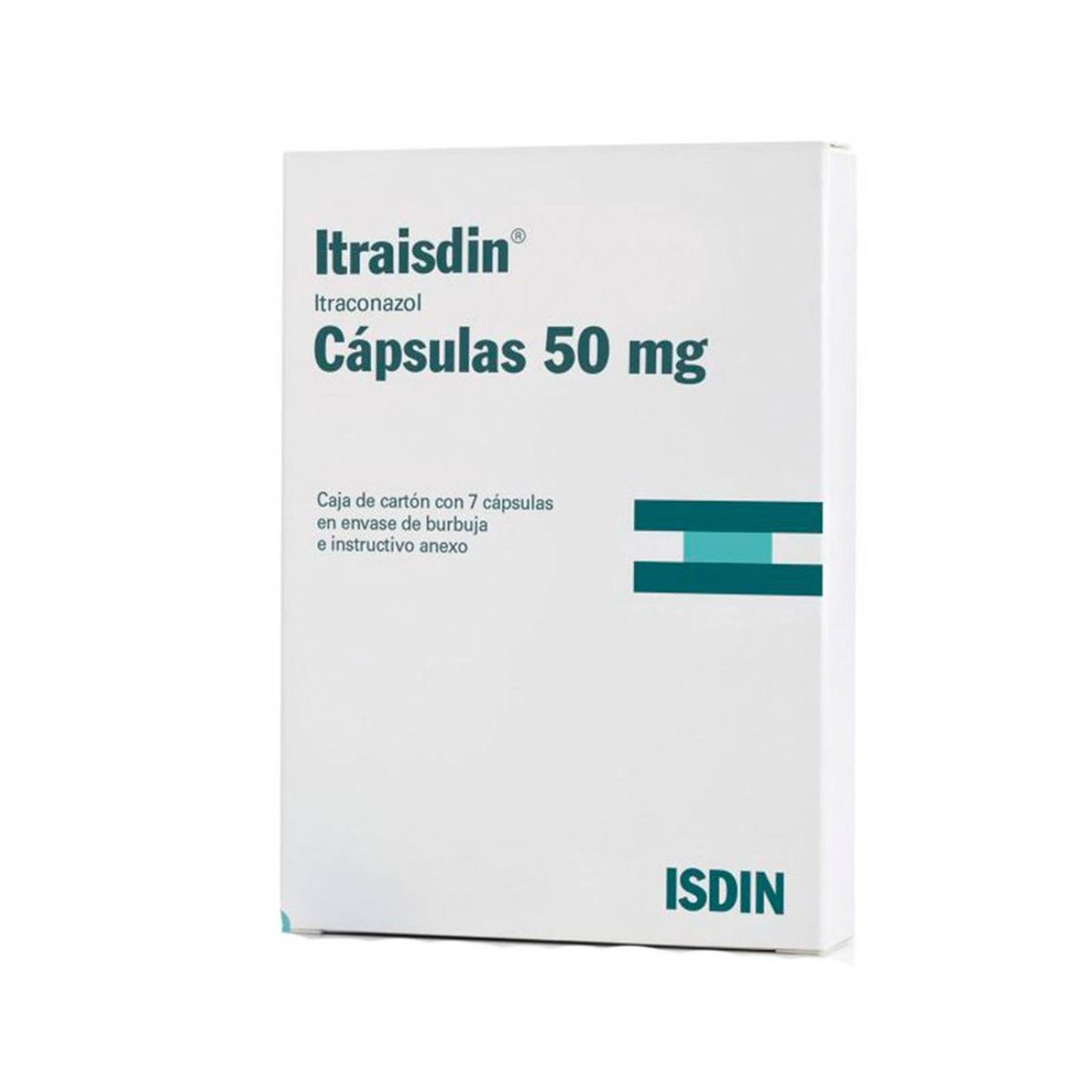 Itraconazol Isdin Itraisdin 50 mg 7 Cápsulas 
