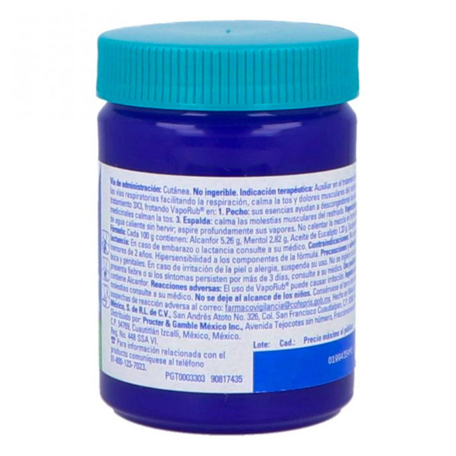 Ungüento Vick VapoRub 100 gr 