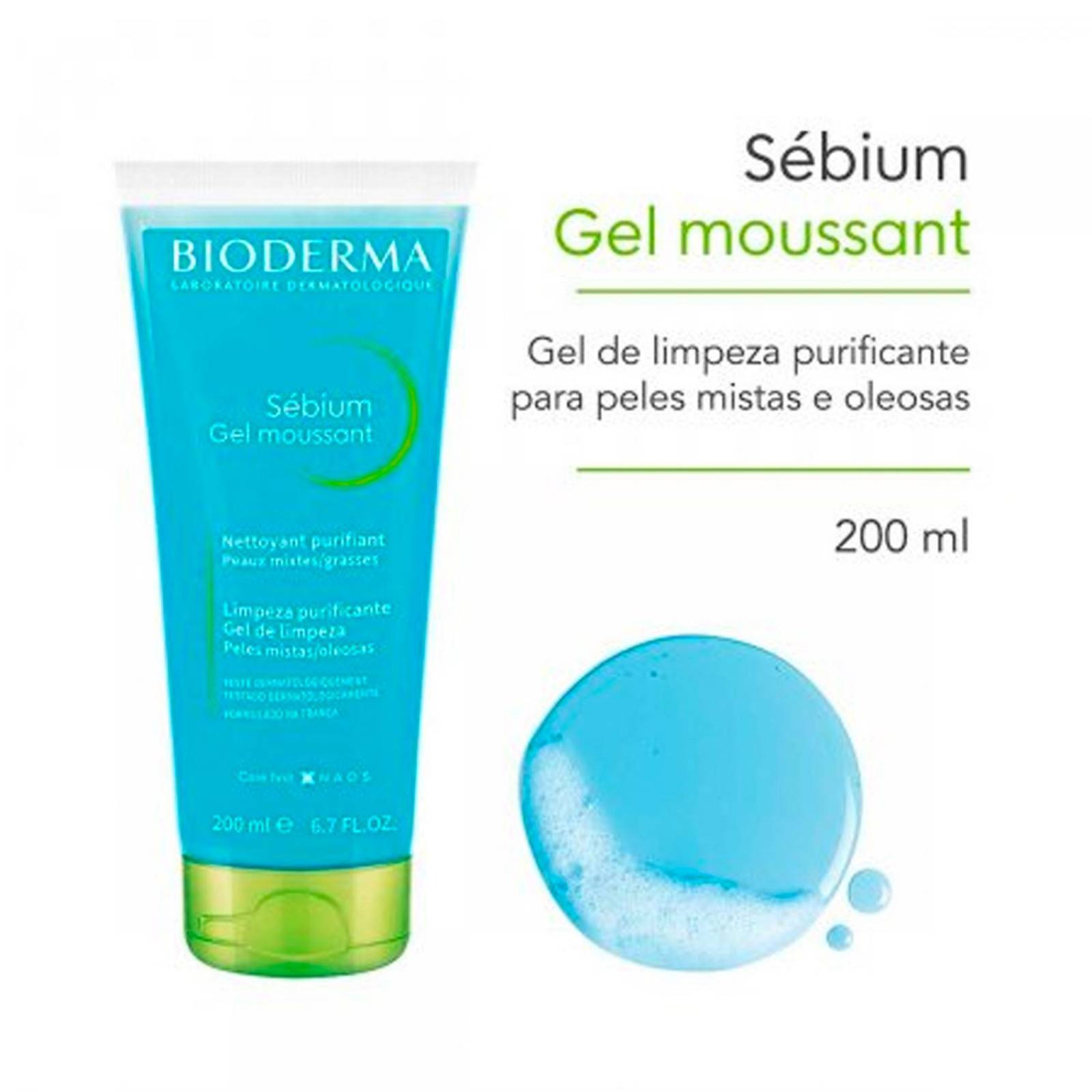 Gel Moussant Bioderma Sébium 200 ml 