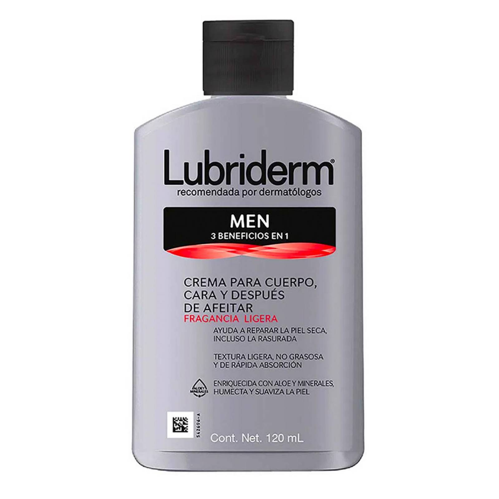 Crema Corporal Lubriderm Men 120 ml 