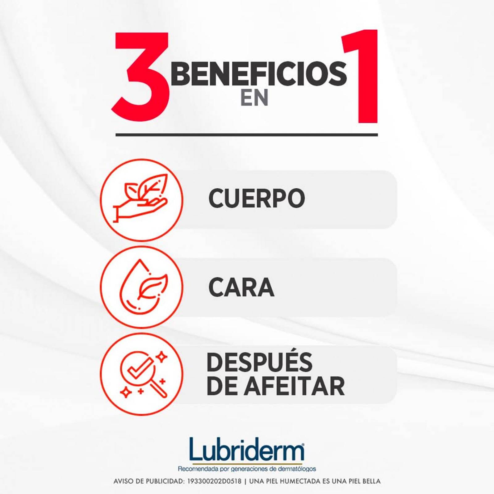 Crema Corporal Lubriderm Men 120 ml 