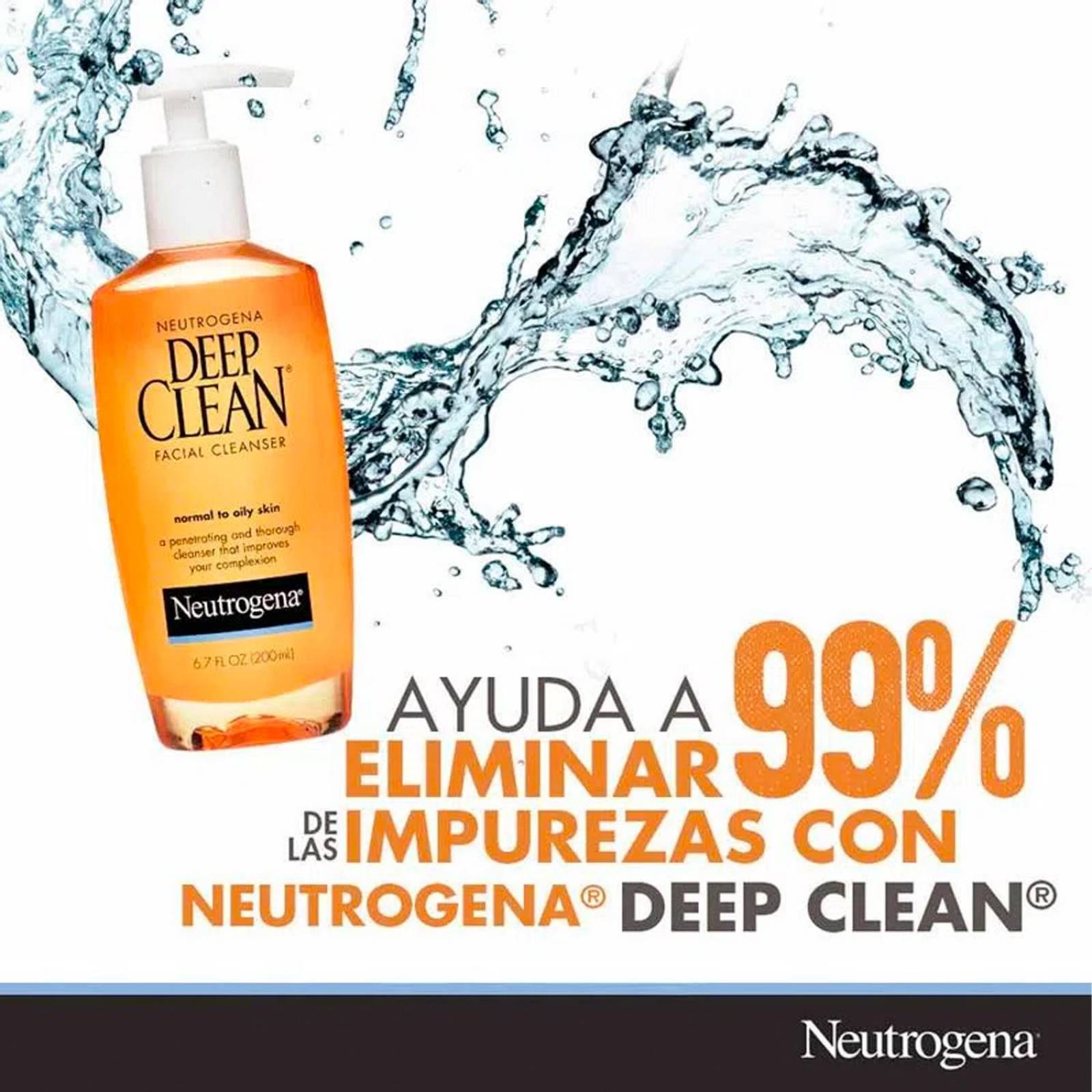 Limpiador Facial Neutrogena Deep Clean 200 ml 