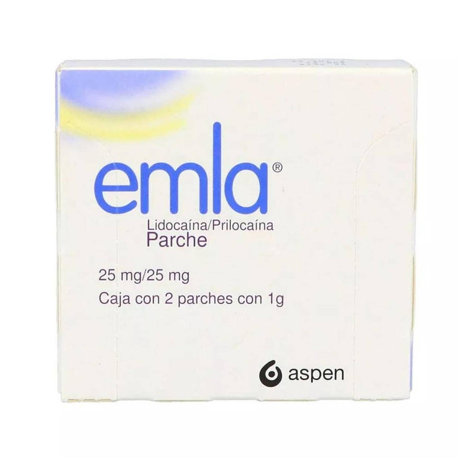 Parches Emla Lidocaína Prilocaína 25/25 mg 2 Parches 