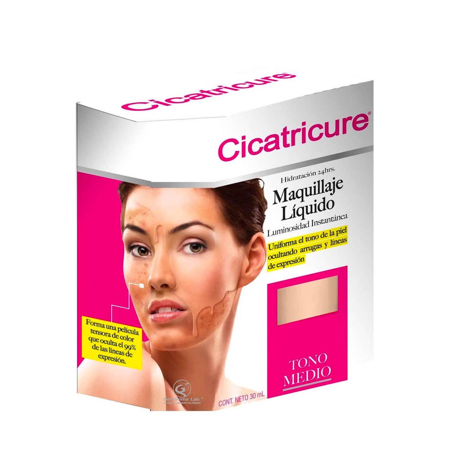 Maquillaje Líquido Cicatricure Medio 30 ml