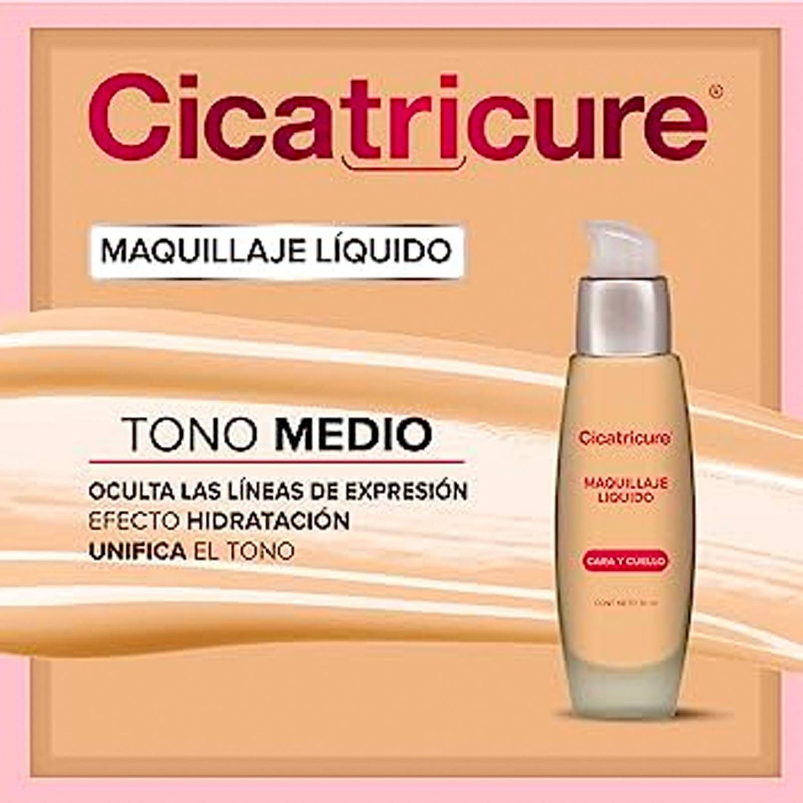 Maquillaje Líquido Cicatricure Medio 30 ml