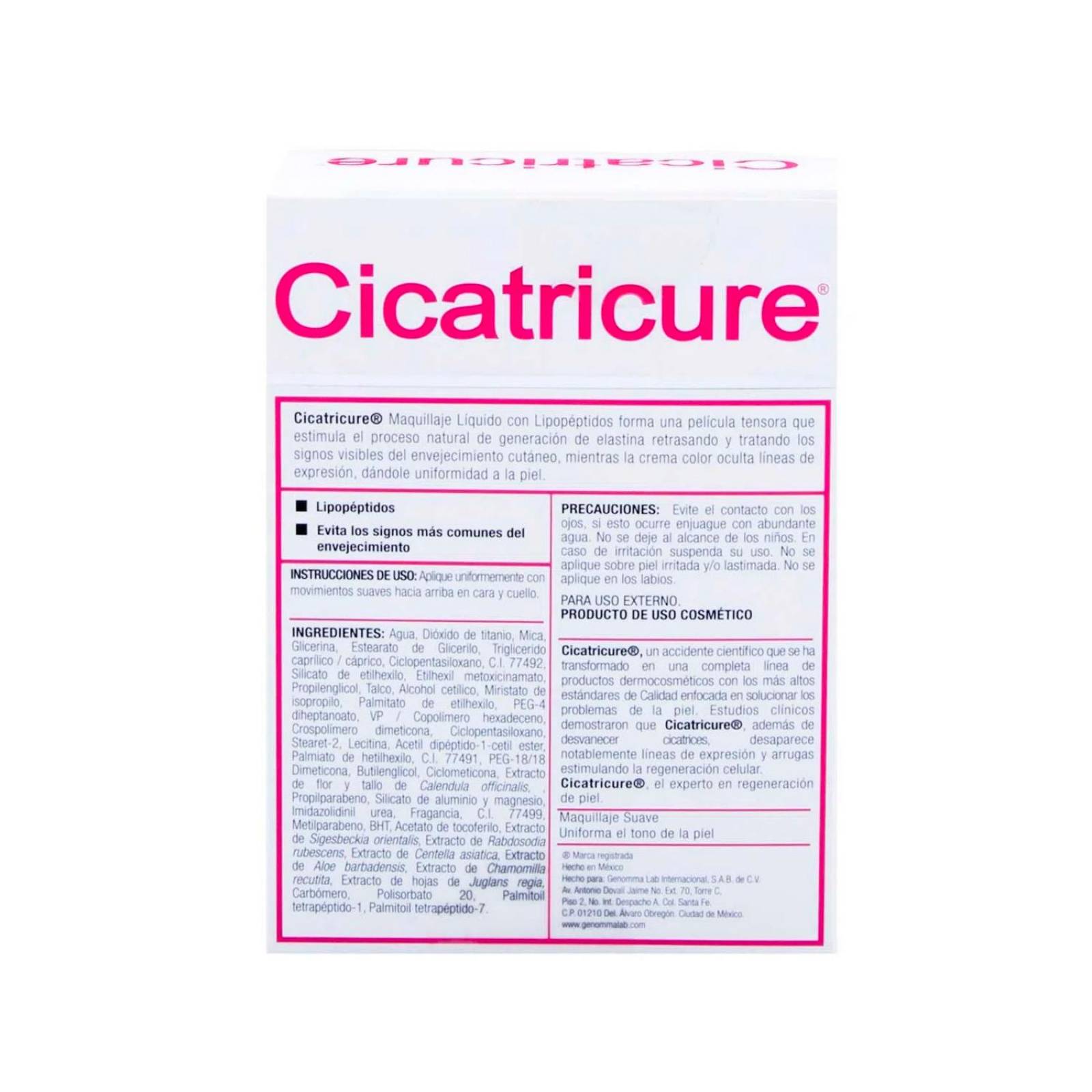 Maquillaje Líquido Cicatricure Medio 30 ml