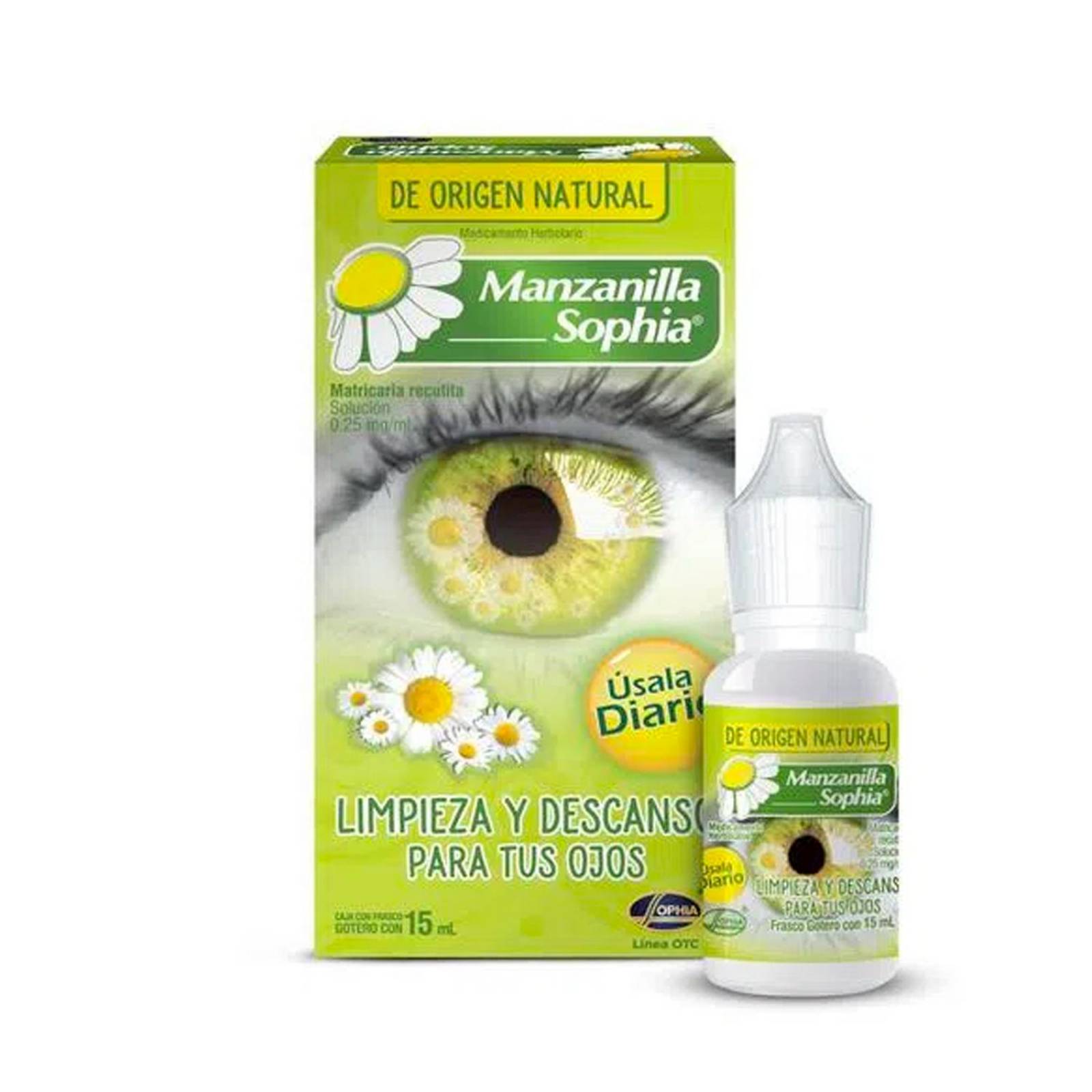 Solución Oftálmica Manzanilla Sophia Gotas 15 ml 