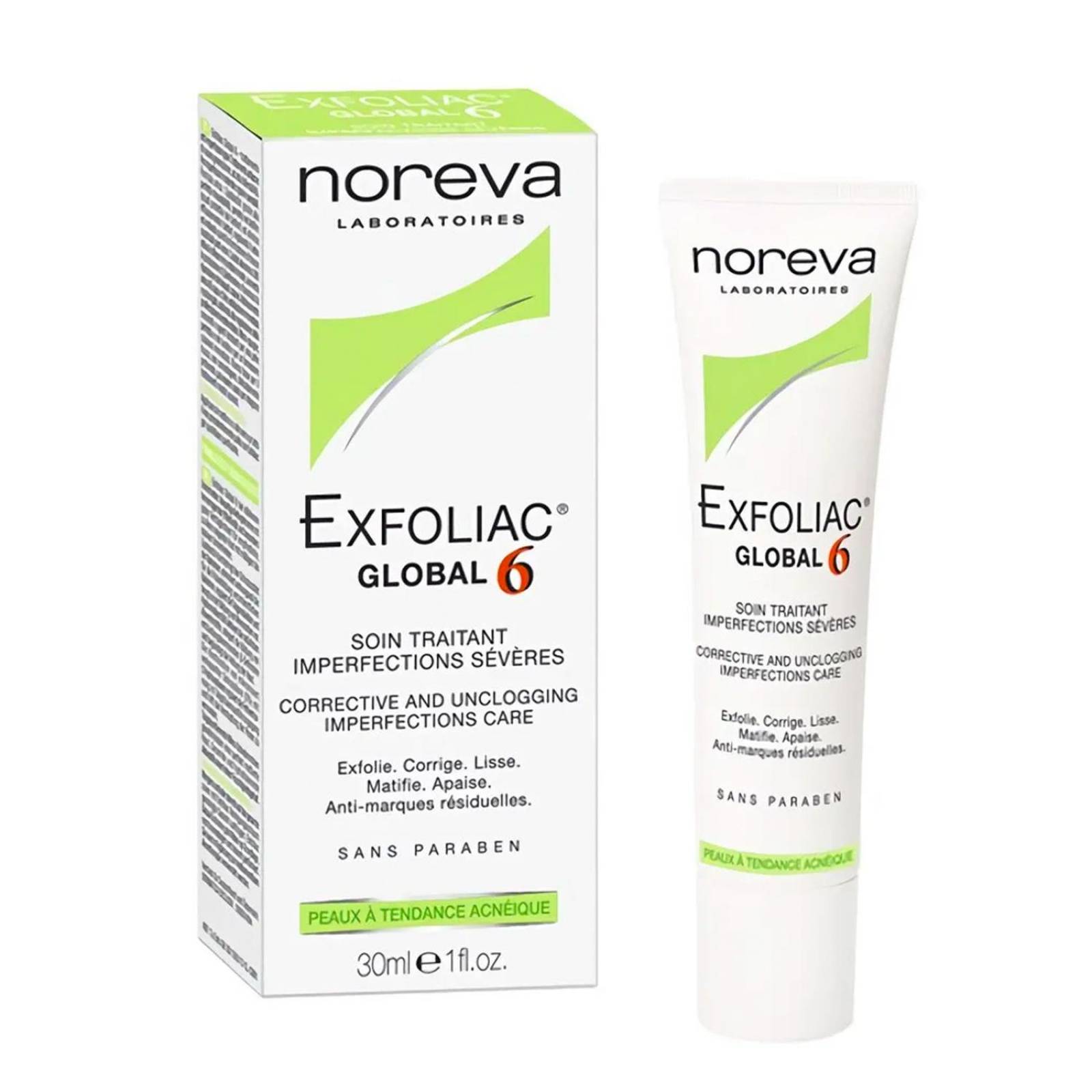 Crema Noreva Exfoliac Global 6 30 ml 