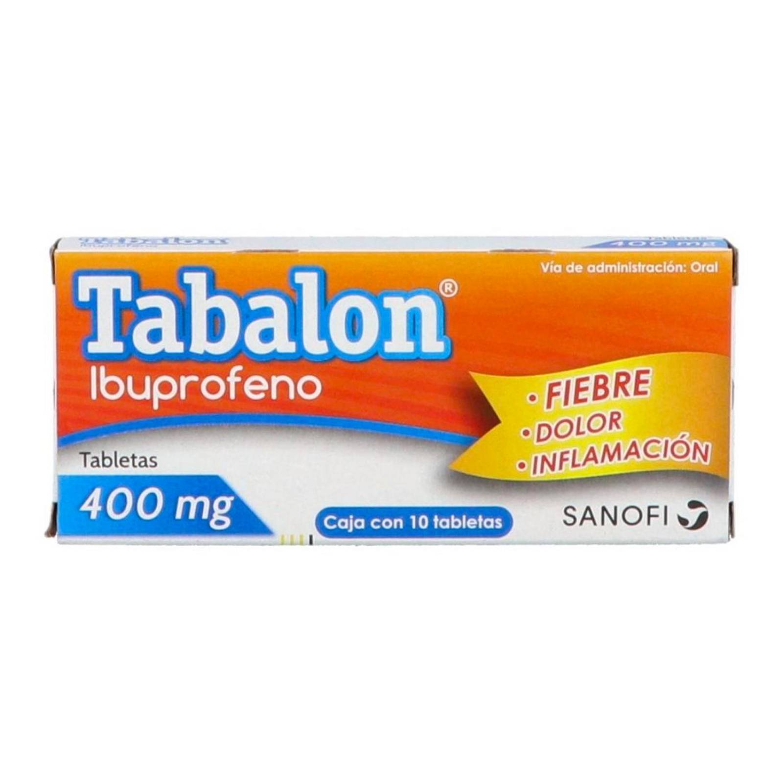 Ibuprofeno Tabalon 400 mg 10 tabletas 