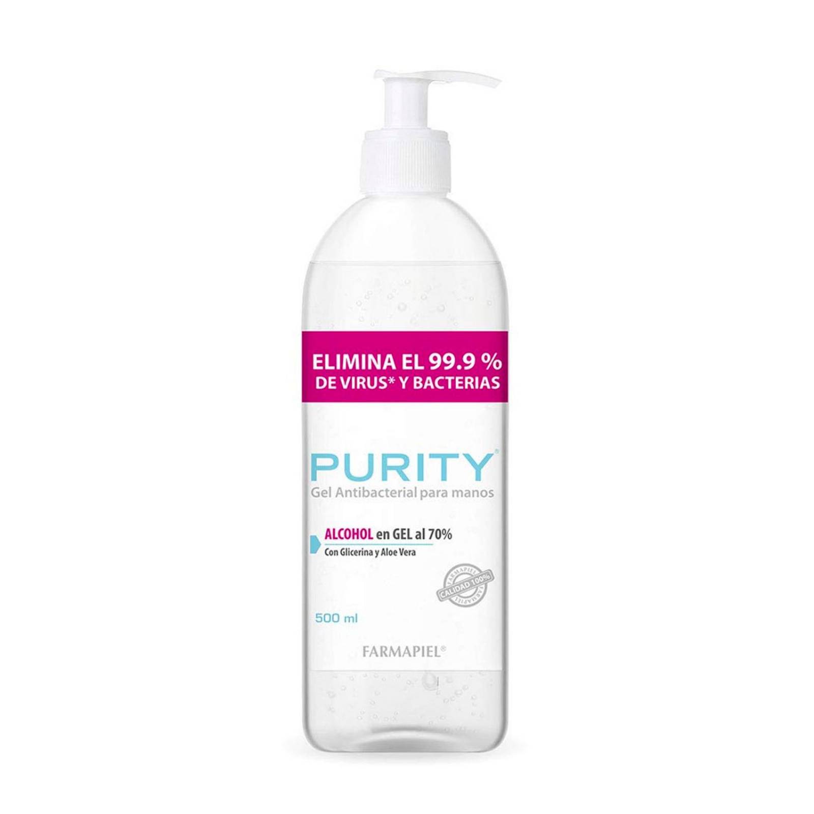 Gel Antibacterial Purity para Manos 500 ml 