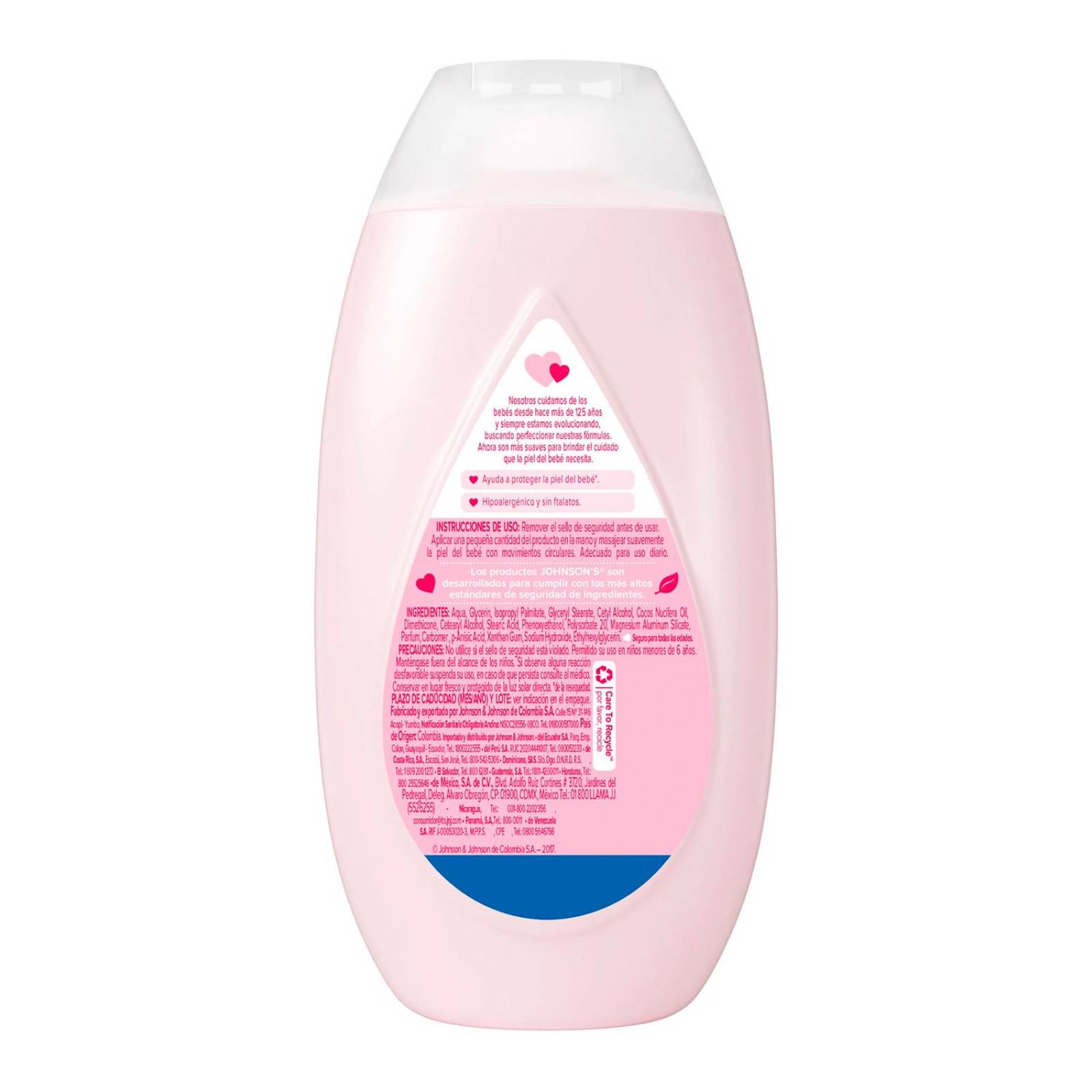 Crema Hidratante Johnsons Baby Regular 200 ml 