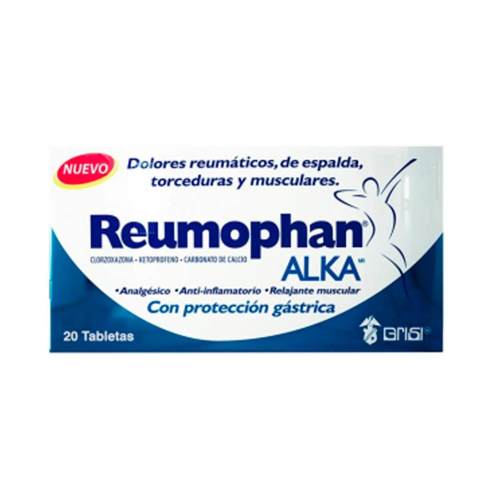 Comprimidos Reumophan Alka 20 piezas 