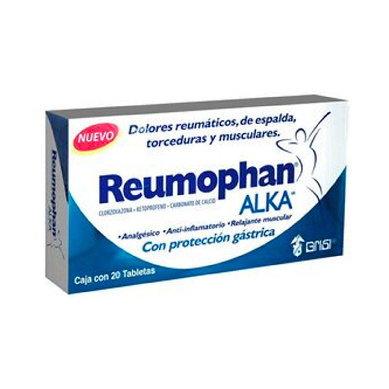 Comprimidos Reumophan Alka 20 piezas 