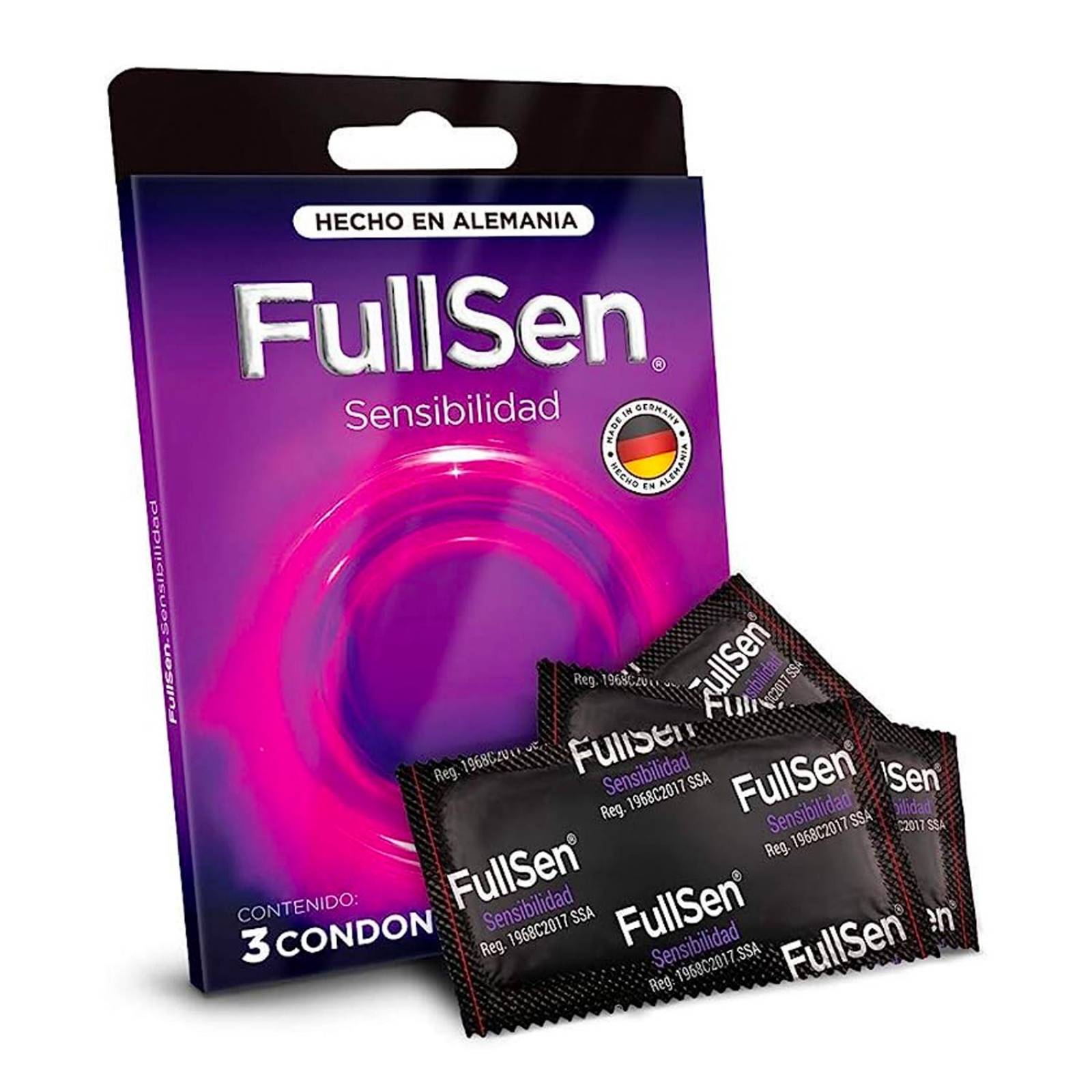 Preservativos FullSen Sensibilidad 3 piezas 