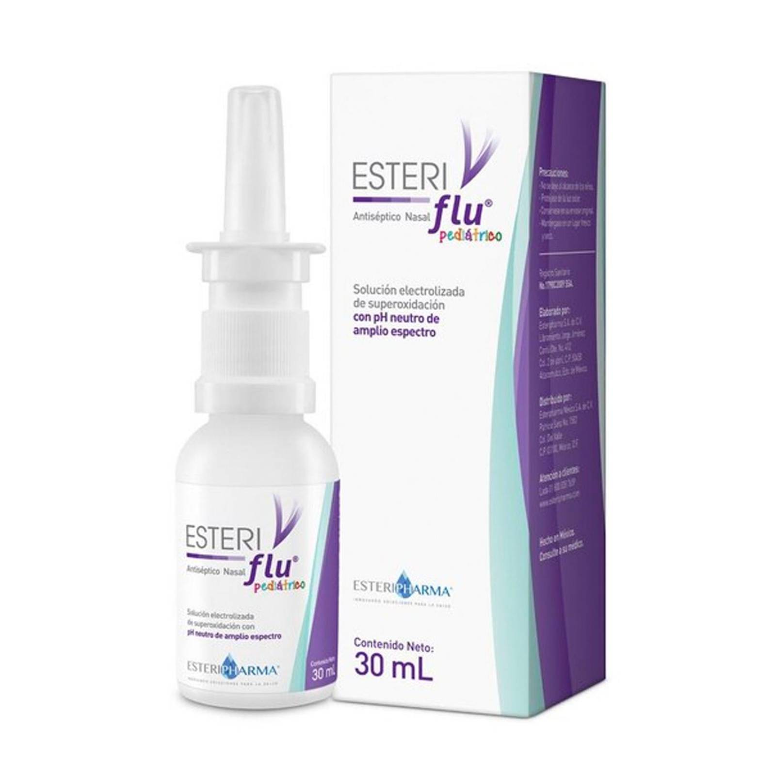 Solución Nasal Antiséptica Esteriflu Pediátrico 30 ml