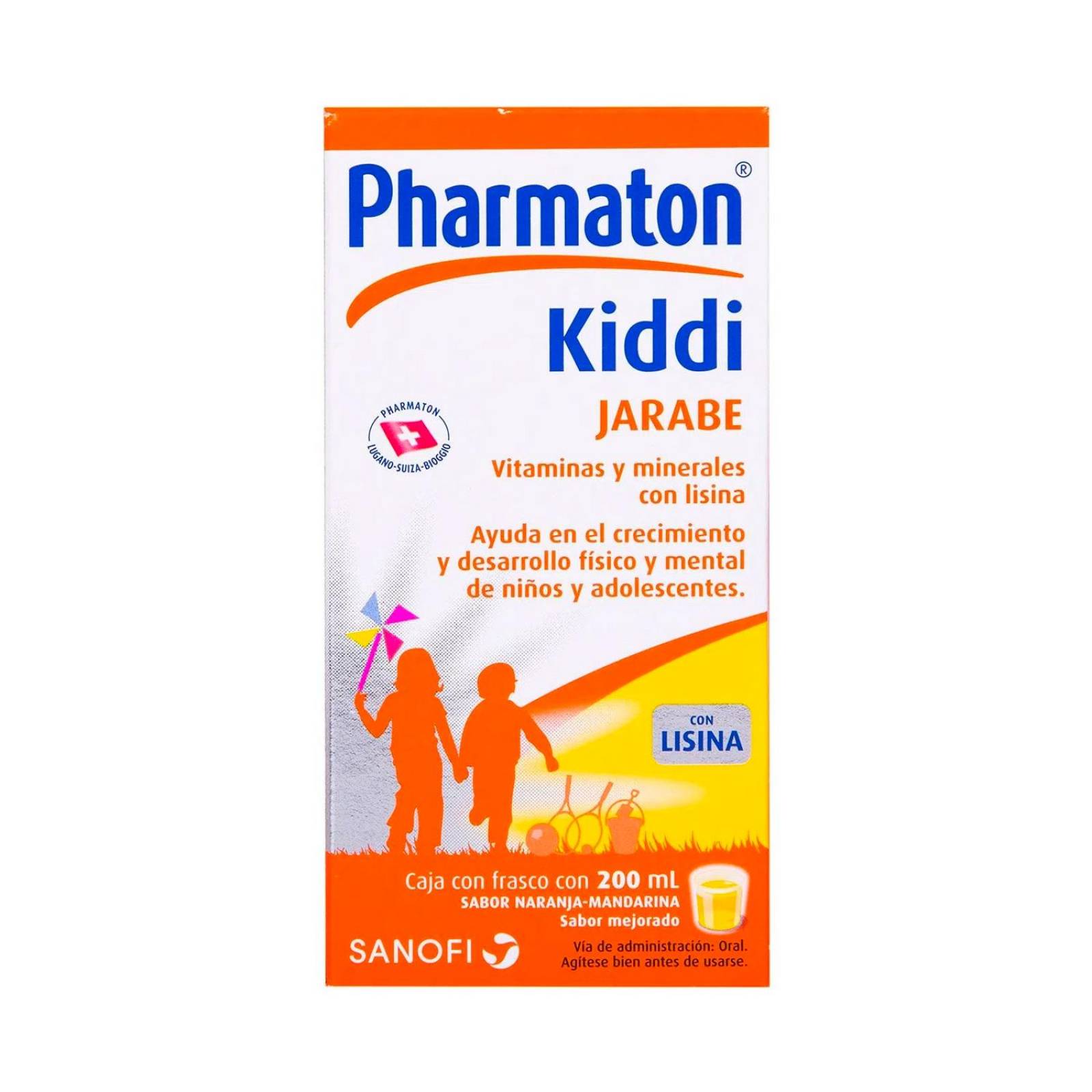 Suplemento Alimenticio Pharmaton Kiddi Jarabe 200 ml