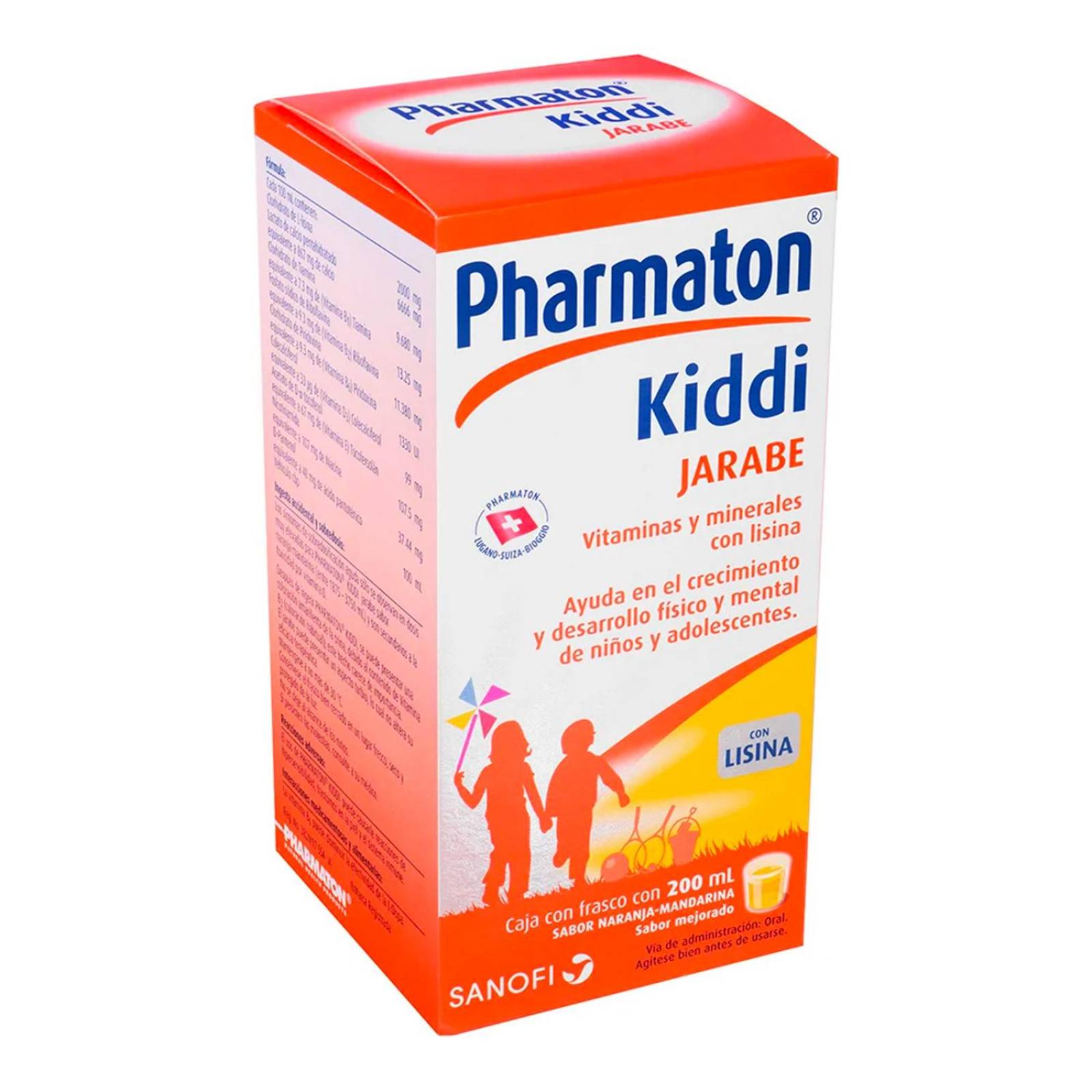 Suplemento Alimenticio Pharmaton Kiddi Jarabe 200 ml