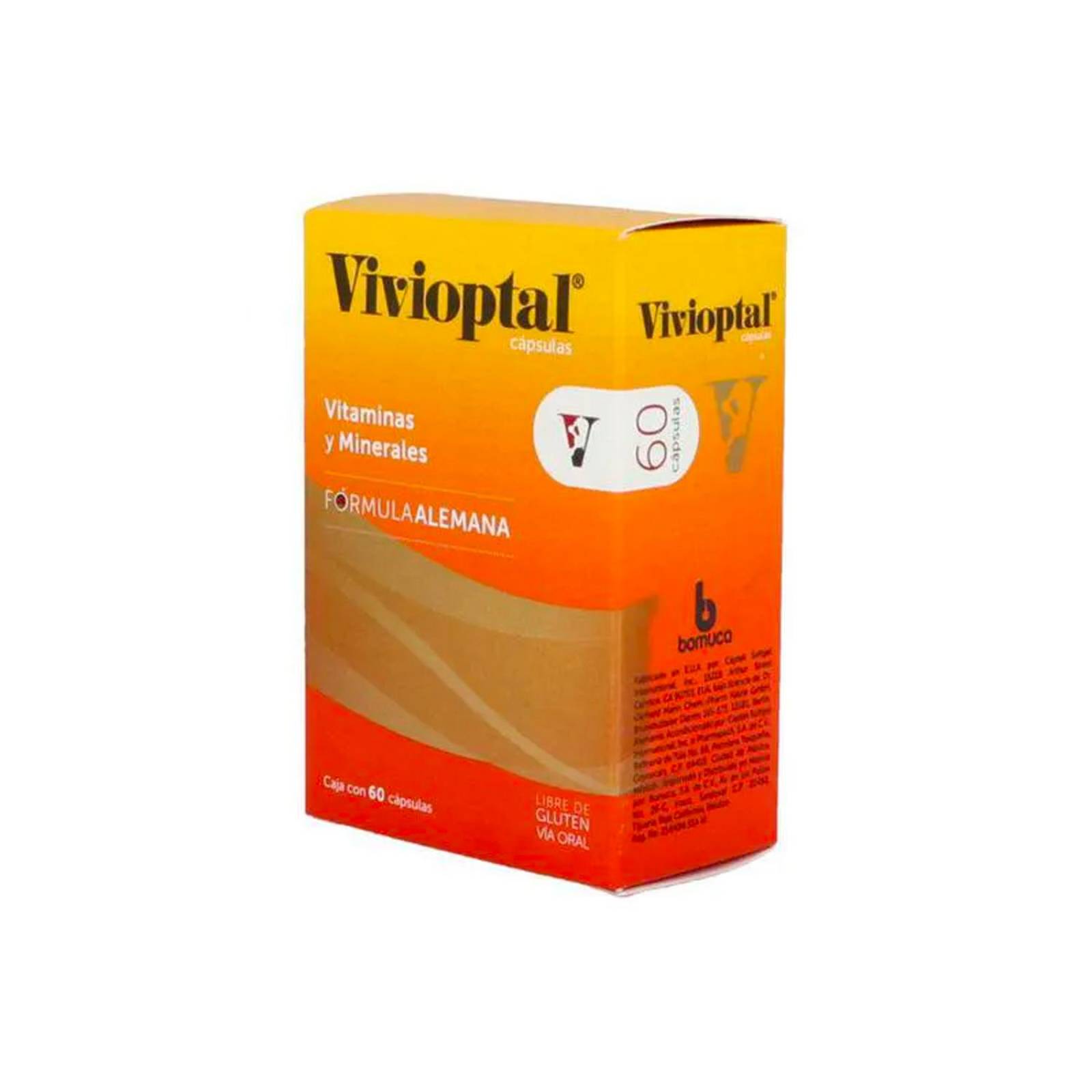 Suplemento Alimenticio Vivioptal 60 Cápsulas 