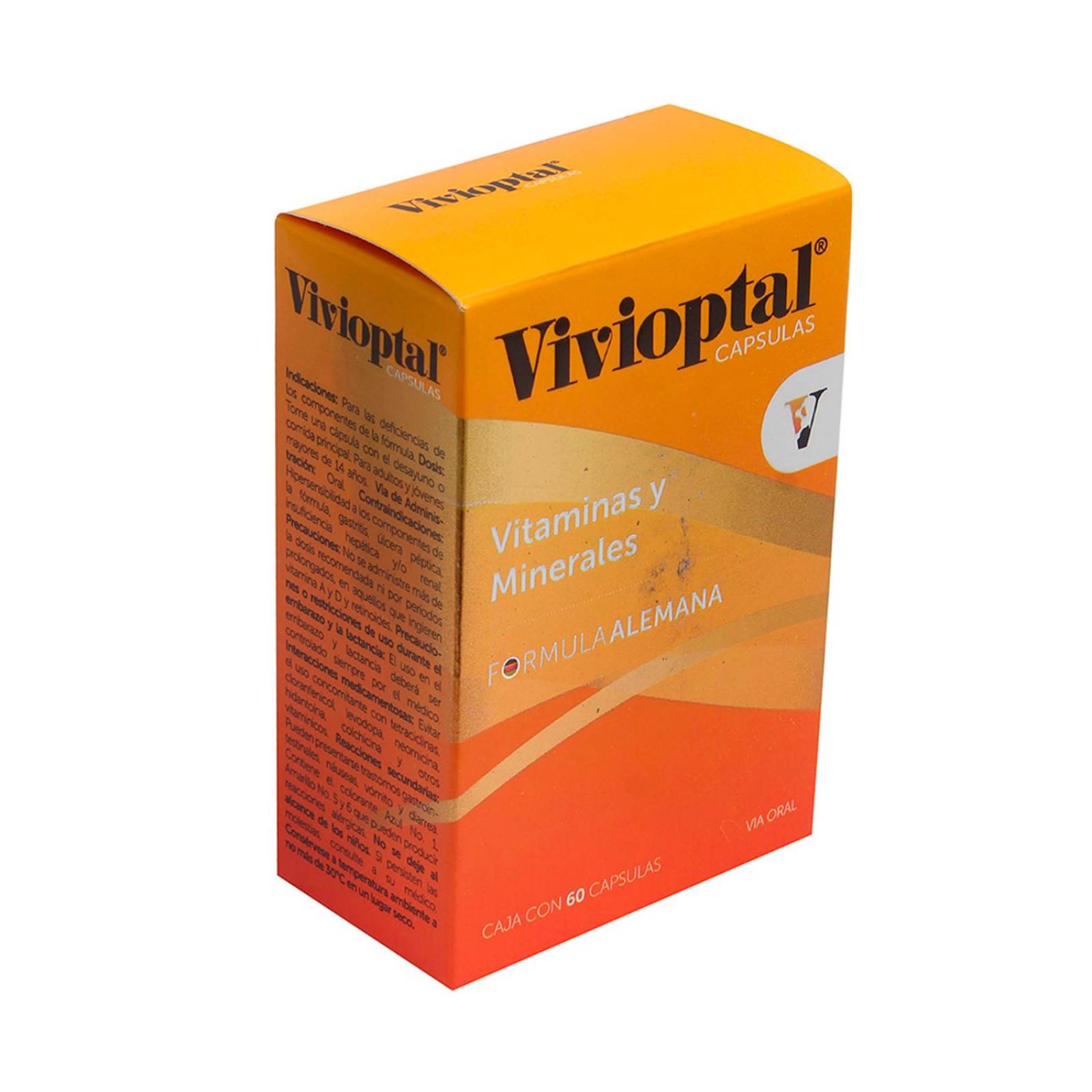 Suplemento Alimenticio Vivioptal 60 Cápsulas 