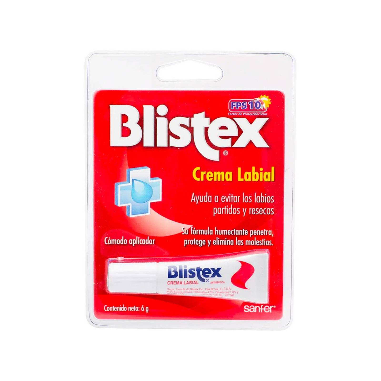 Crema Labial Blistex Antiséptica 6 gr 