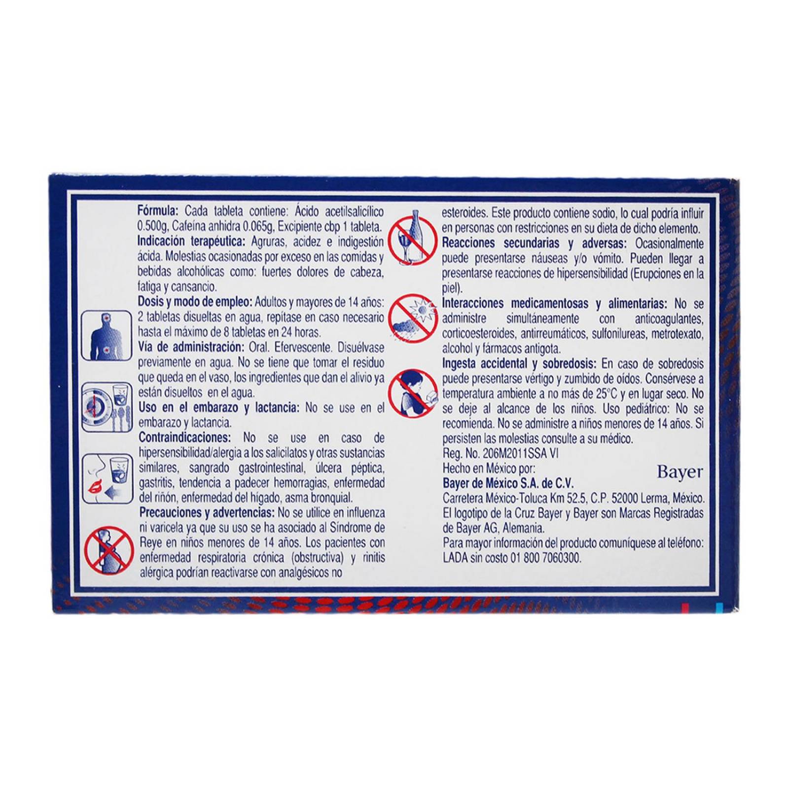 Tabletas Efervescentes Alka-Seltzer Boost 10 Tabletas