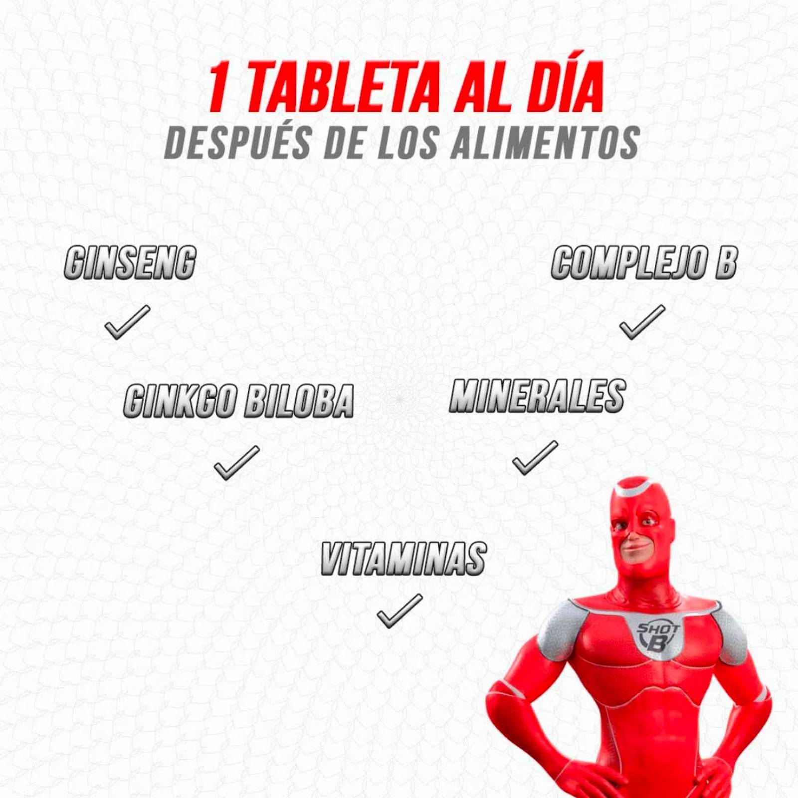 Tabletas Shot B Diabético 30 piezas 