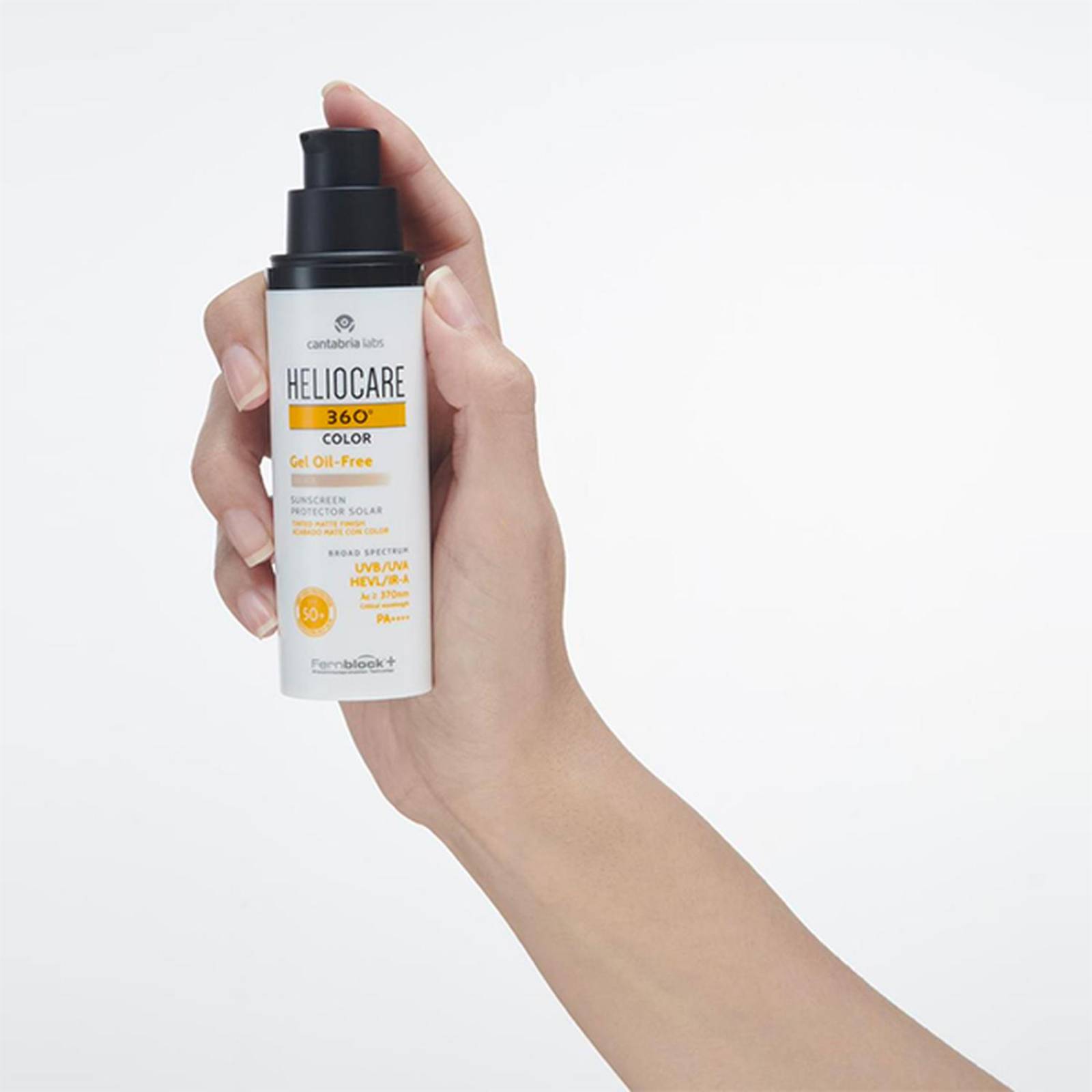 Protector Solar Heliocare 360 Color Gel Oil Free Beige 50ml 