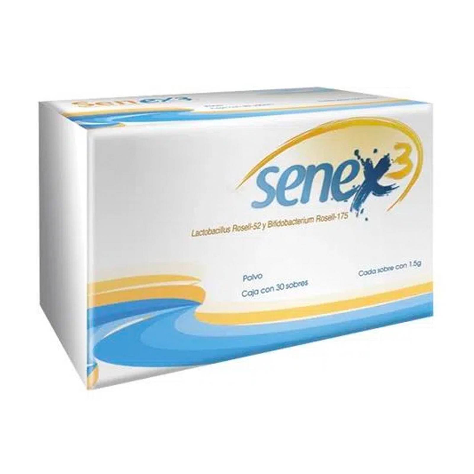 Suplemento Alimenticio Senex3 Probiótico 30 Sobres 