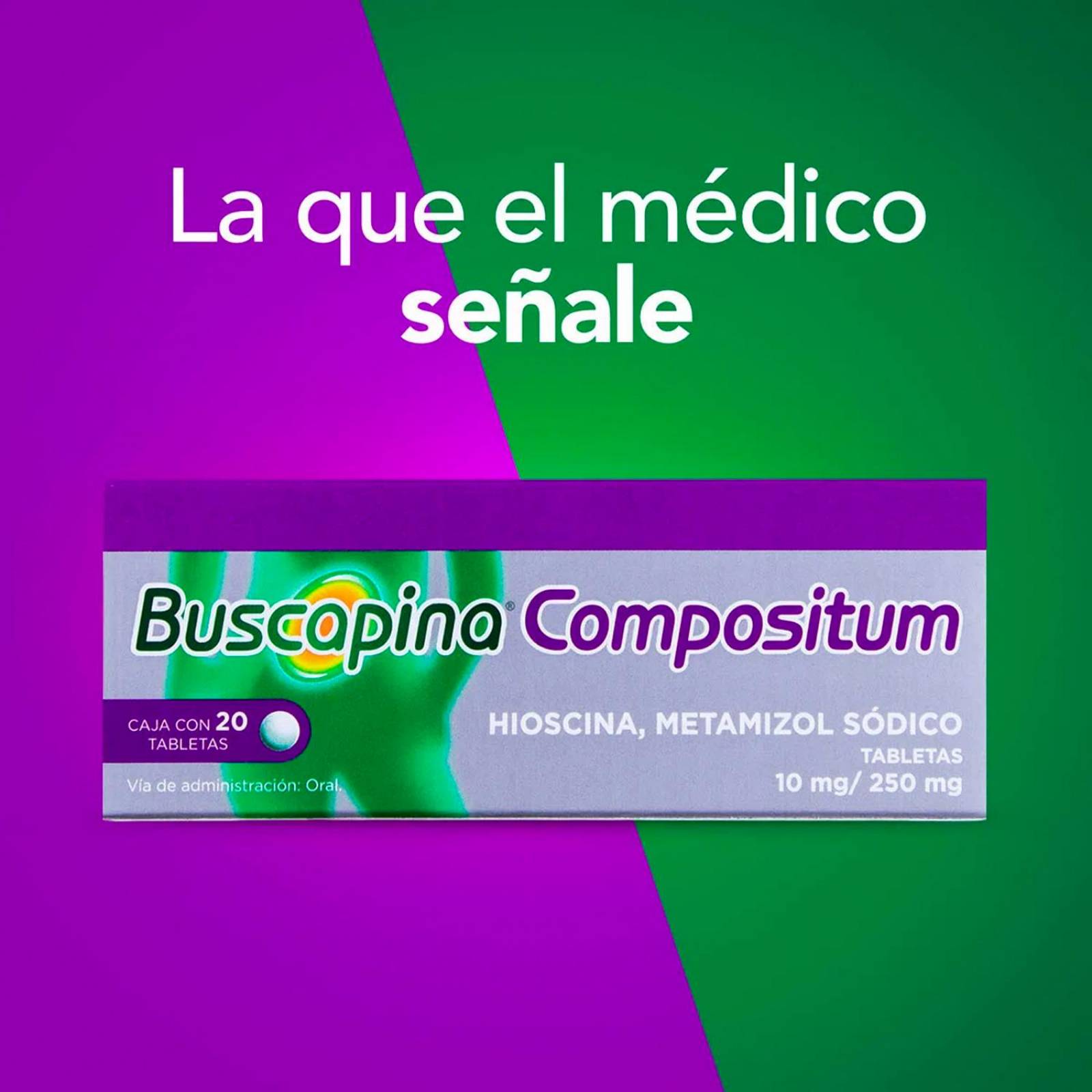 Tabletas Buscapina Compositum 36 piezas