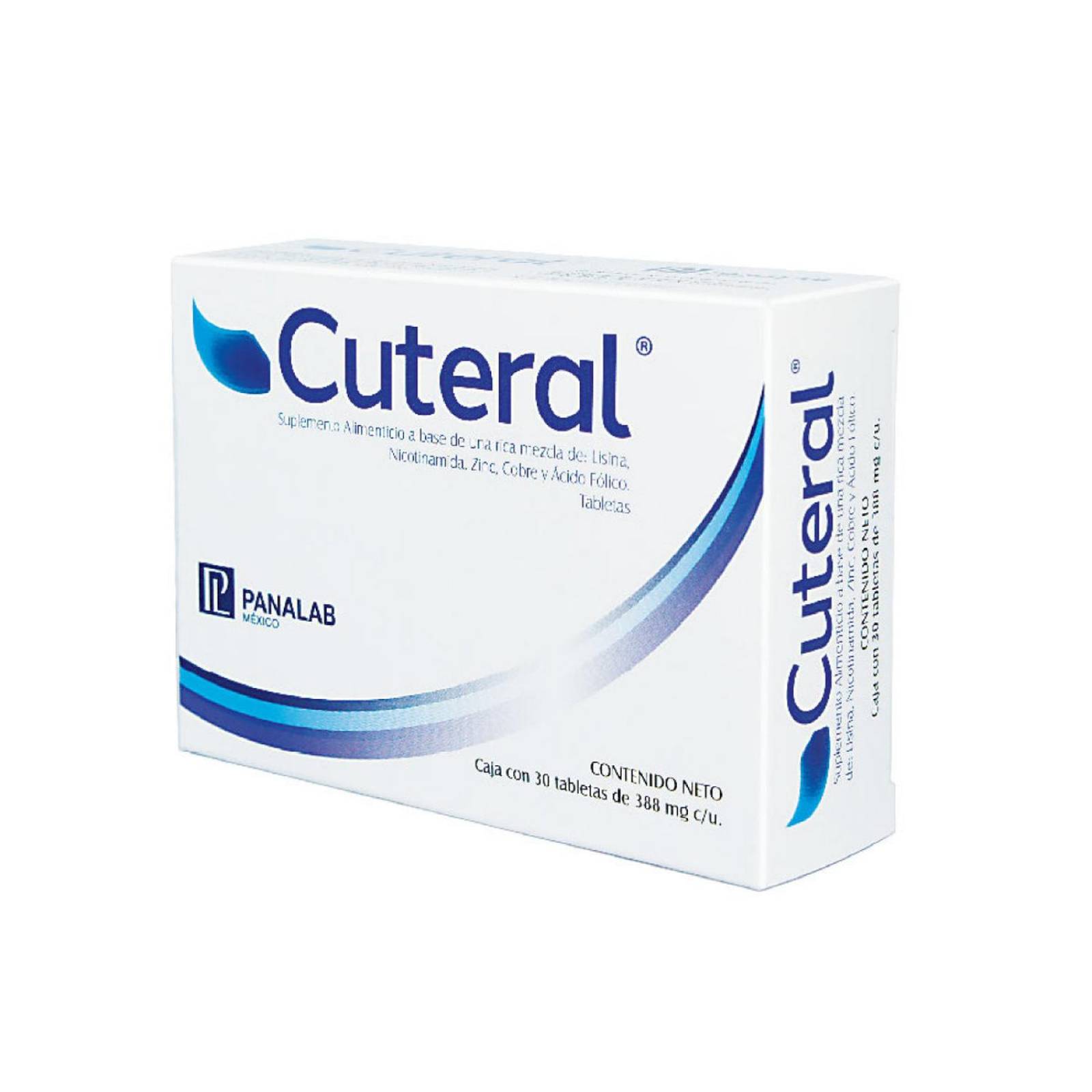 Suplemento Alimenticio Cuteral 30 Tabletas 