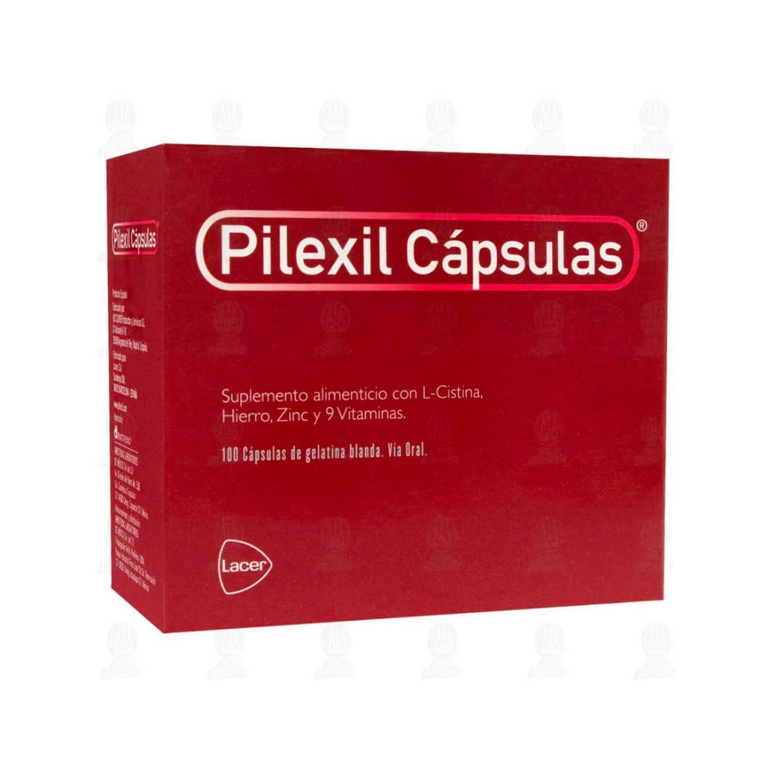 Suplemento Alimenticio Pilexil Cápsulas 100 piezas