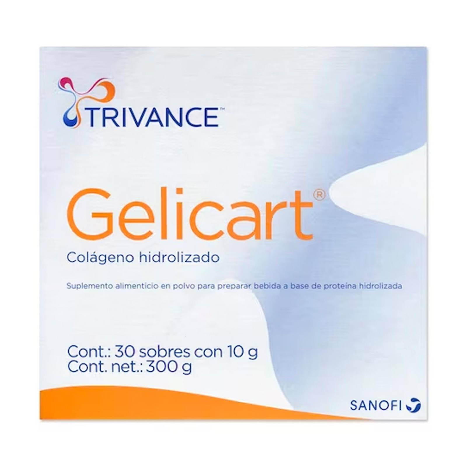 Colágeno Hidrolizado Gelicart 30 sobres de 10 gr 