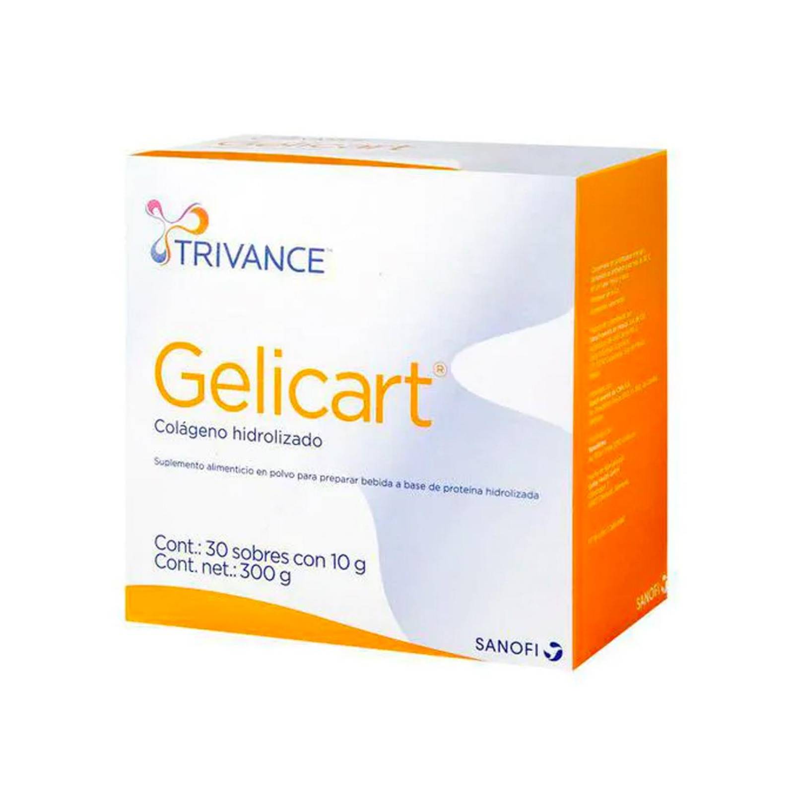 Colágeno Hidrolizado Gelicart 30 sobres de 10 gr 