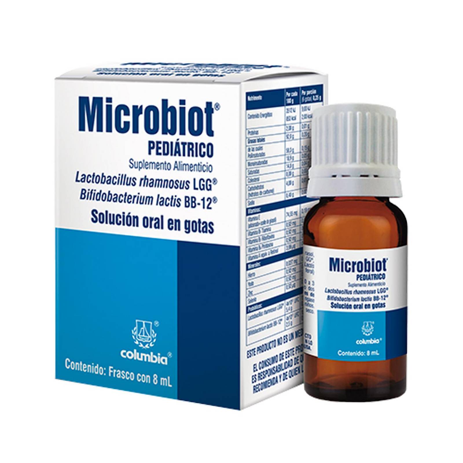 Suplemento Alimenticio Microbiot Pediátrico 8 ml